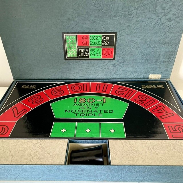 Monte Carlo Hazard Gambling Board Game - Chad Valley