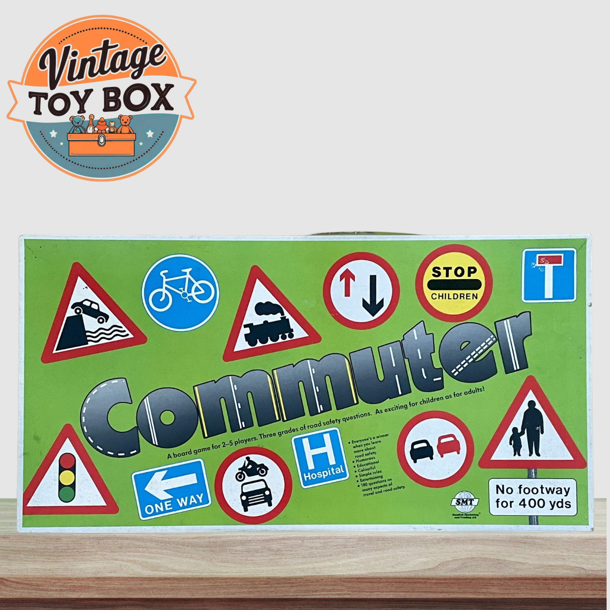 Vintage Commuter Board Game - S M T - 1986