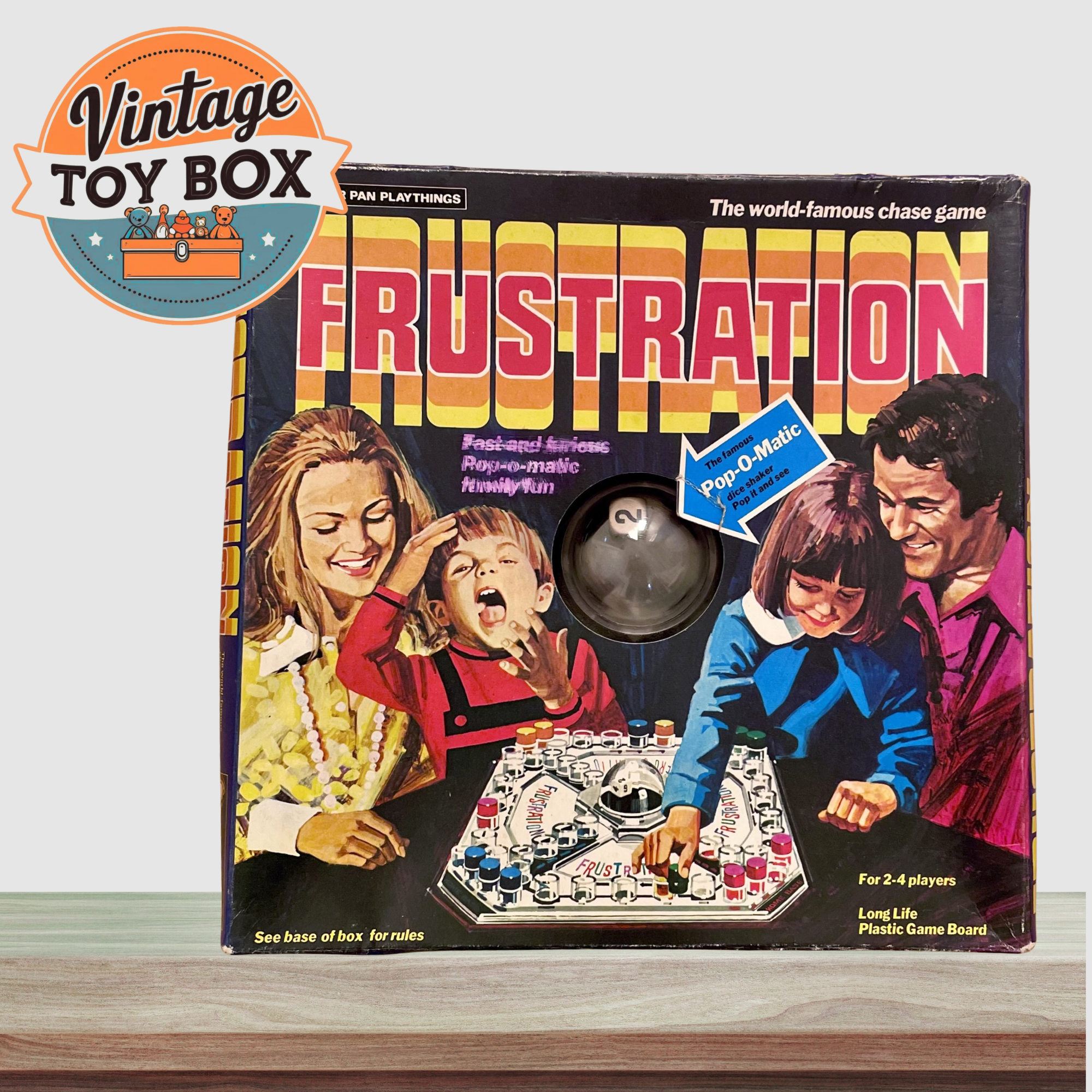 Frustration Board Game - Peter Pan Playthings 1978