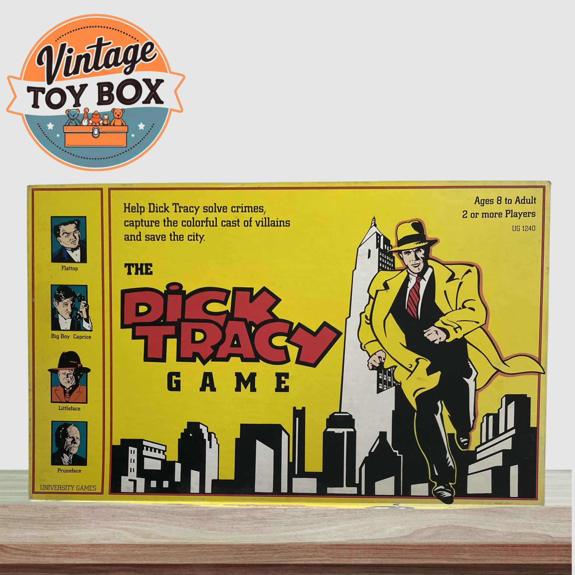 The Dick Tracy Board Game - University Games 1990