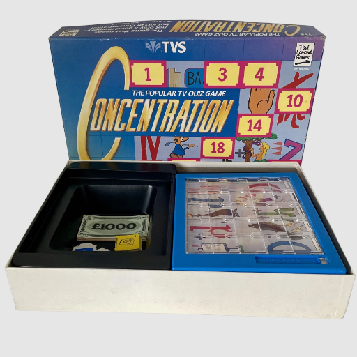 TVS Concentration Board Game - Paul Lamond Games