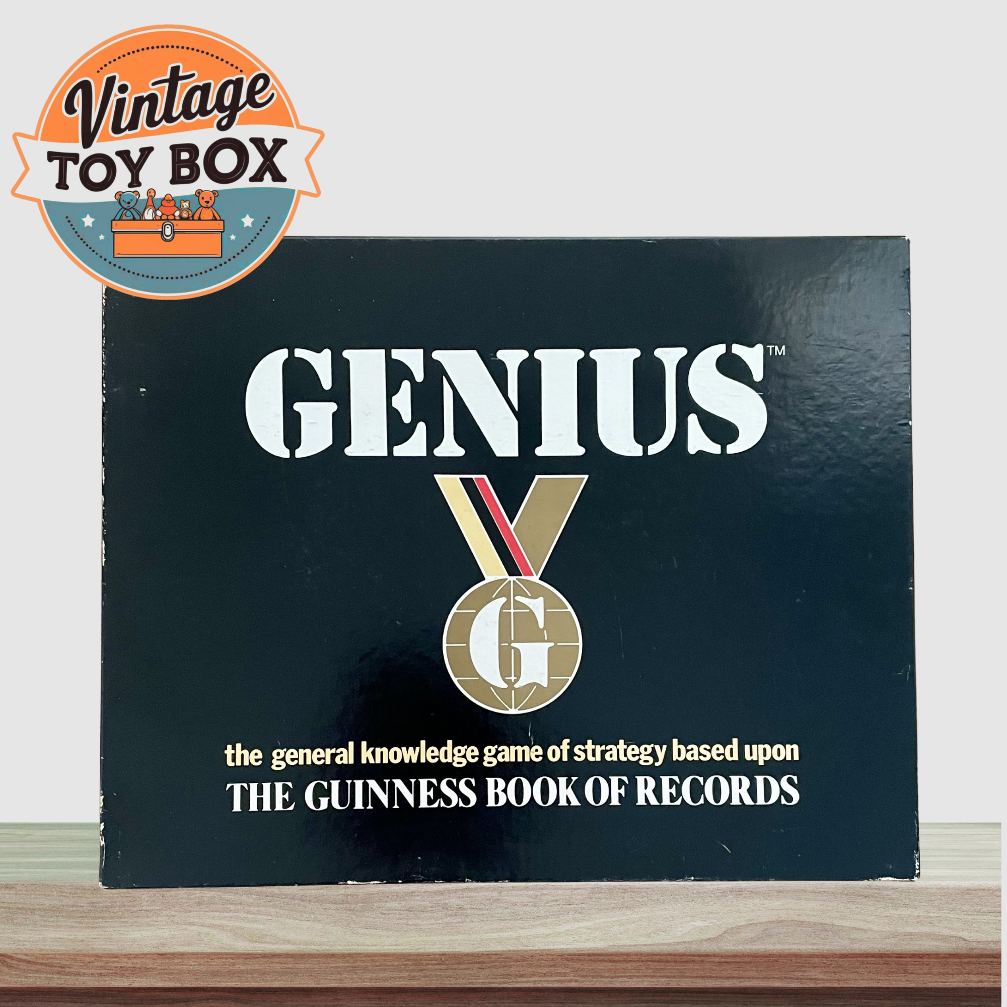 GENIUS The Guinness Book of Records Board Game 1988