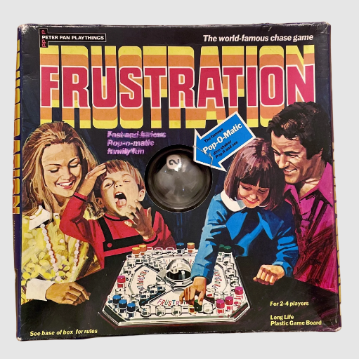 Frustration Board Game - Peter Pan Playthings 1978