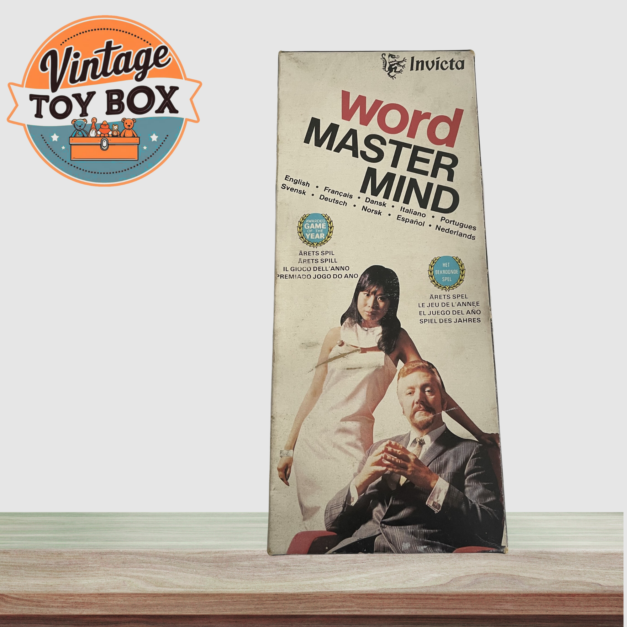 Word Master Mind - Invicta Board Game Mastermind 1975