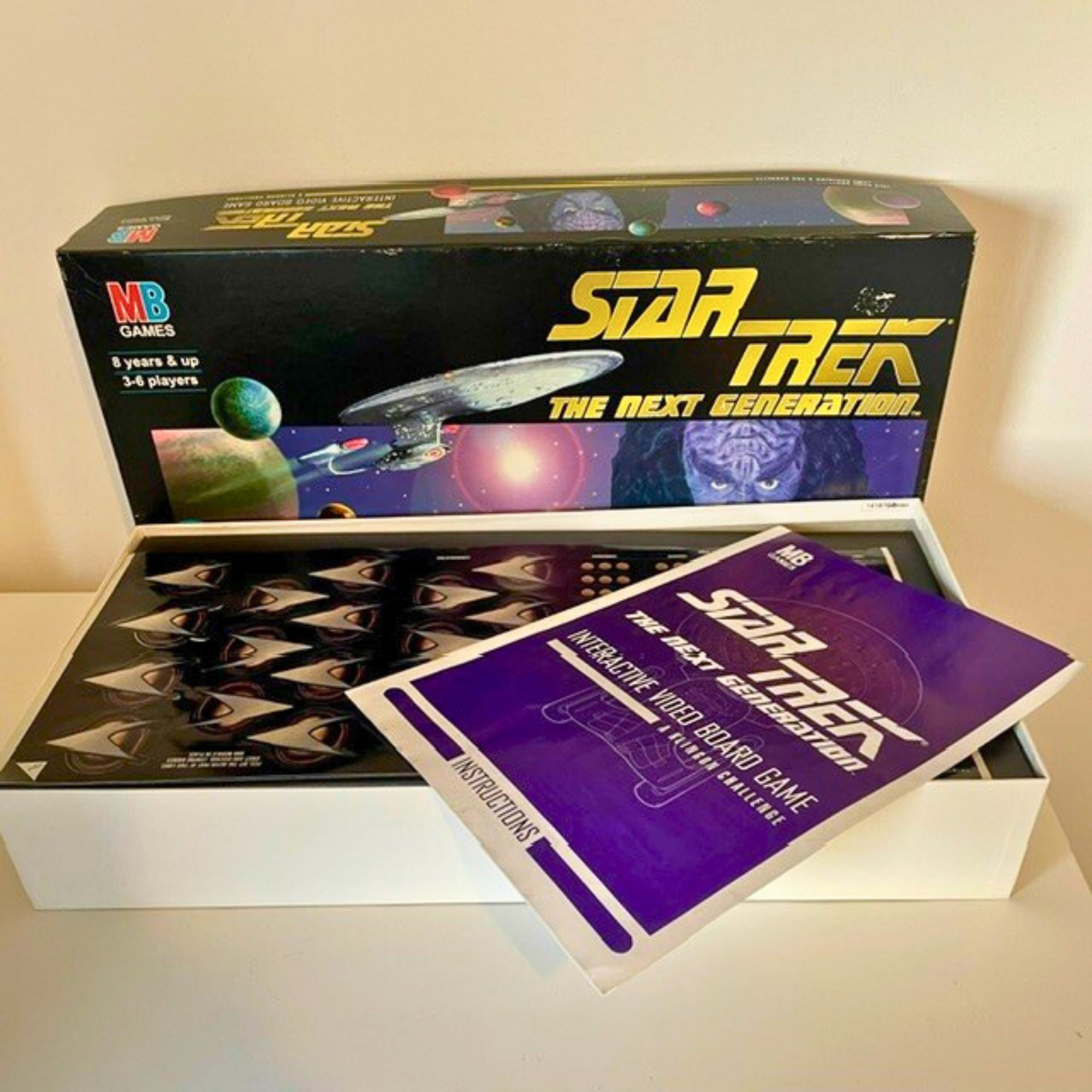 Star Trek: The Next Generation Interactive Video Board Game - MB 1994