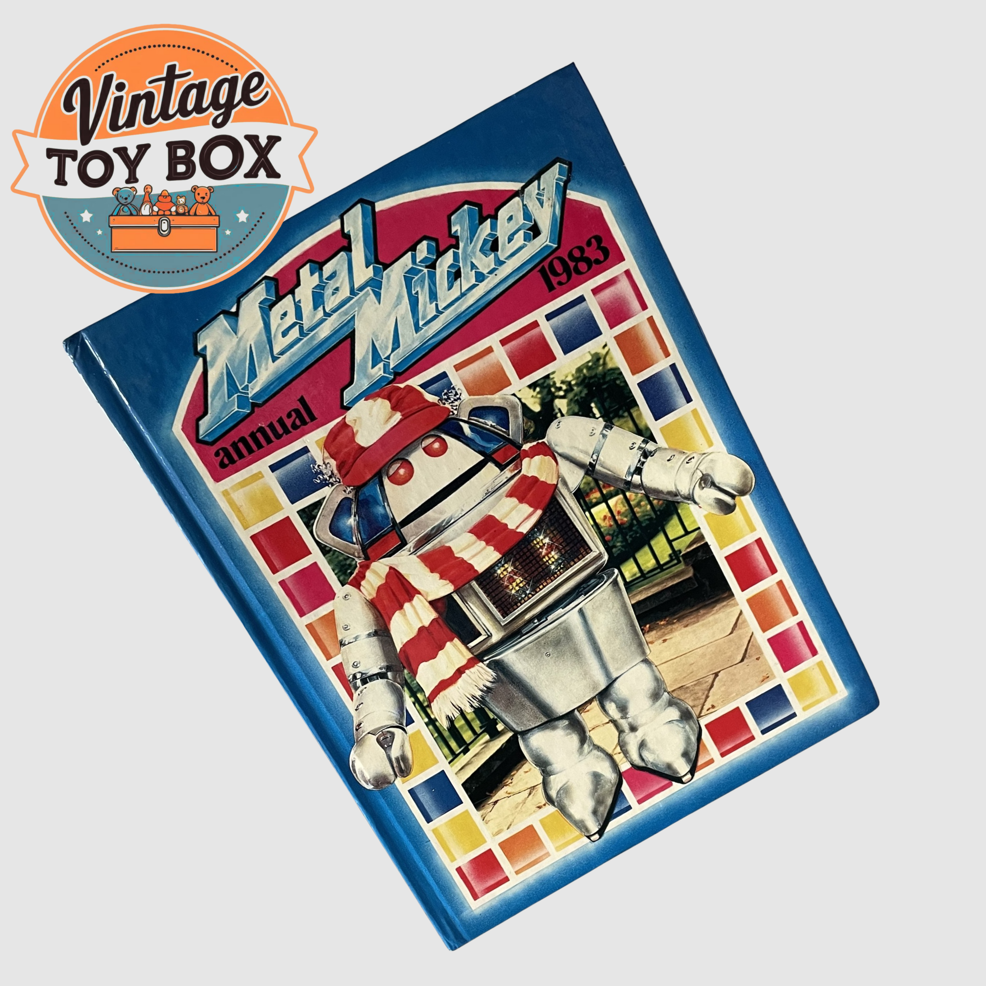 Vintage Metal Mickey TV Annual 1983 Hardbacked Book