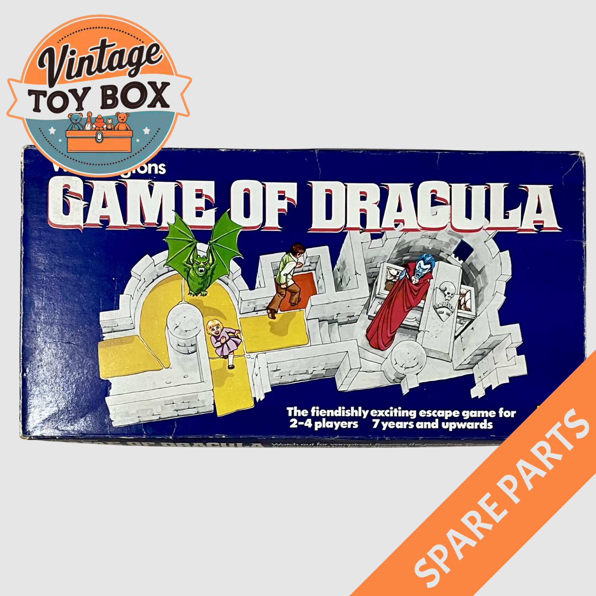 Game of Dracula Board Game - Waddingtons 1977 Spare Parts