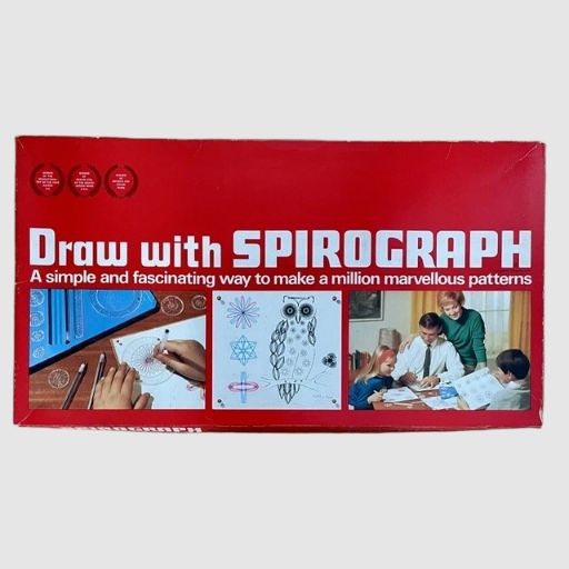 Draw with Spirograph Set - Denys Fishers 1967
