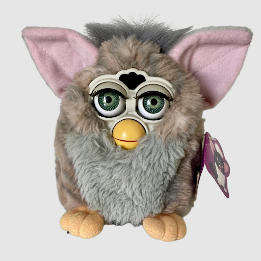 Wolf Furby - Tiger 1998 70/800 Green Eyes with Tag