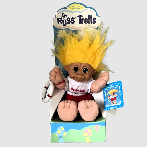 Russ Troll Kidz Lifeguard Sandy Doll Boxed