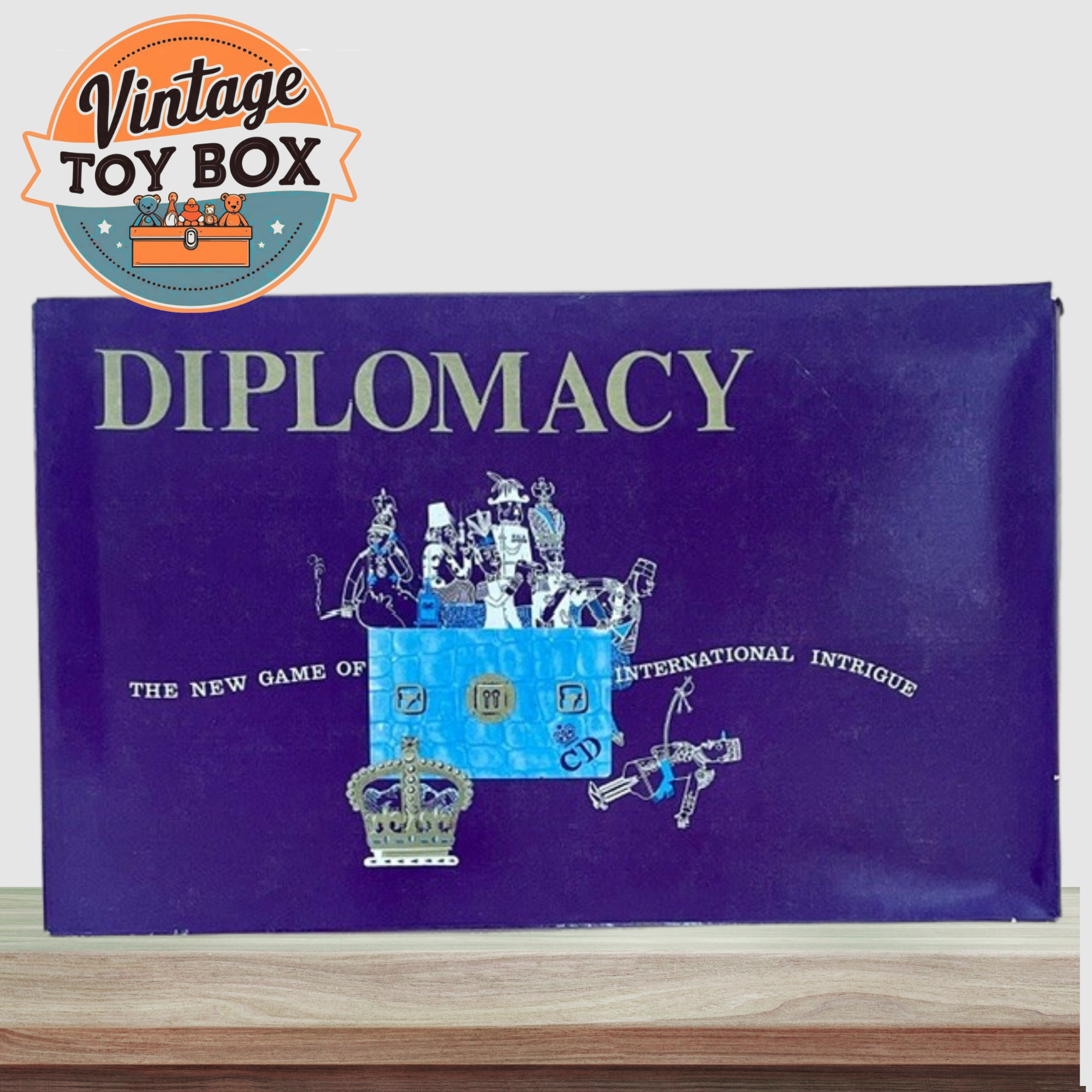 Diplomacy Board Game - Games Research Inc. 1971 Sealed