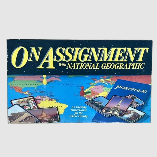 On Assignment with National Geographic Board Game 1990 Sealed