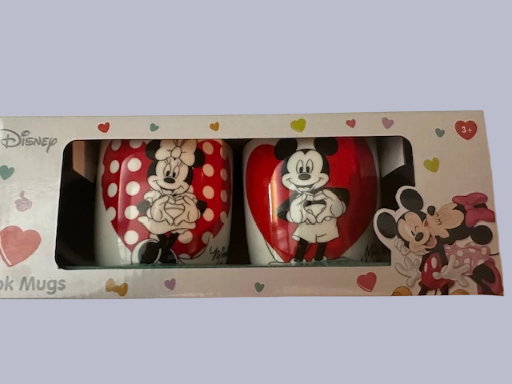 Cute Mickey and Minnie Mugs Set