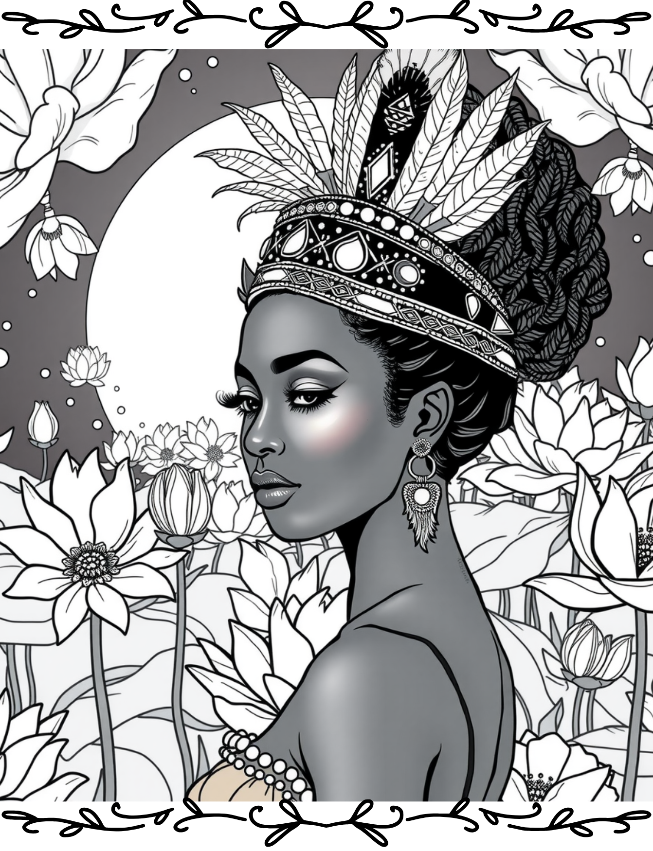Melanin Magic: A Coloring Journey Through Black Excellence 