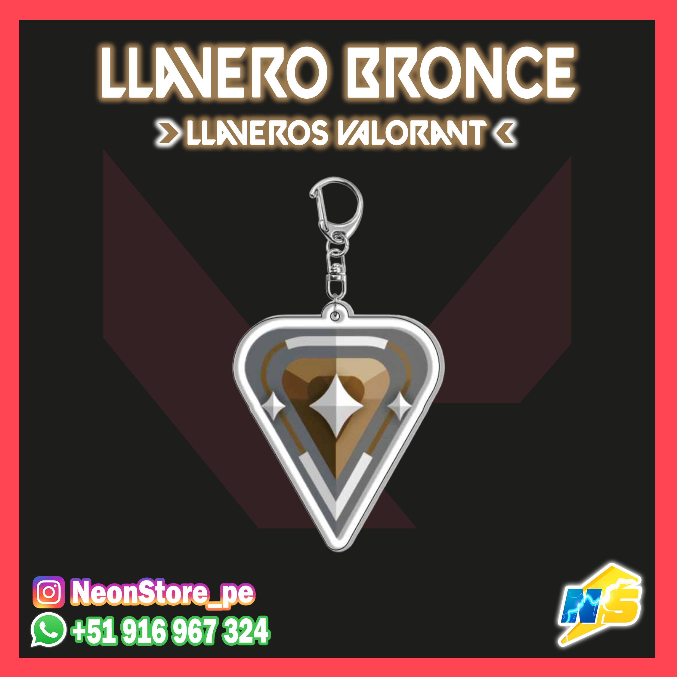 Llaveros Rangos - VALORANT
