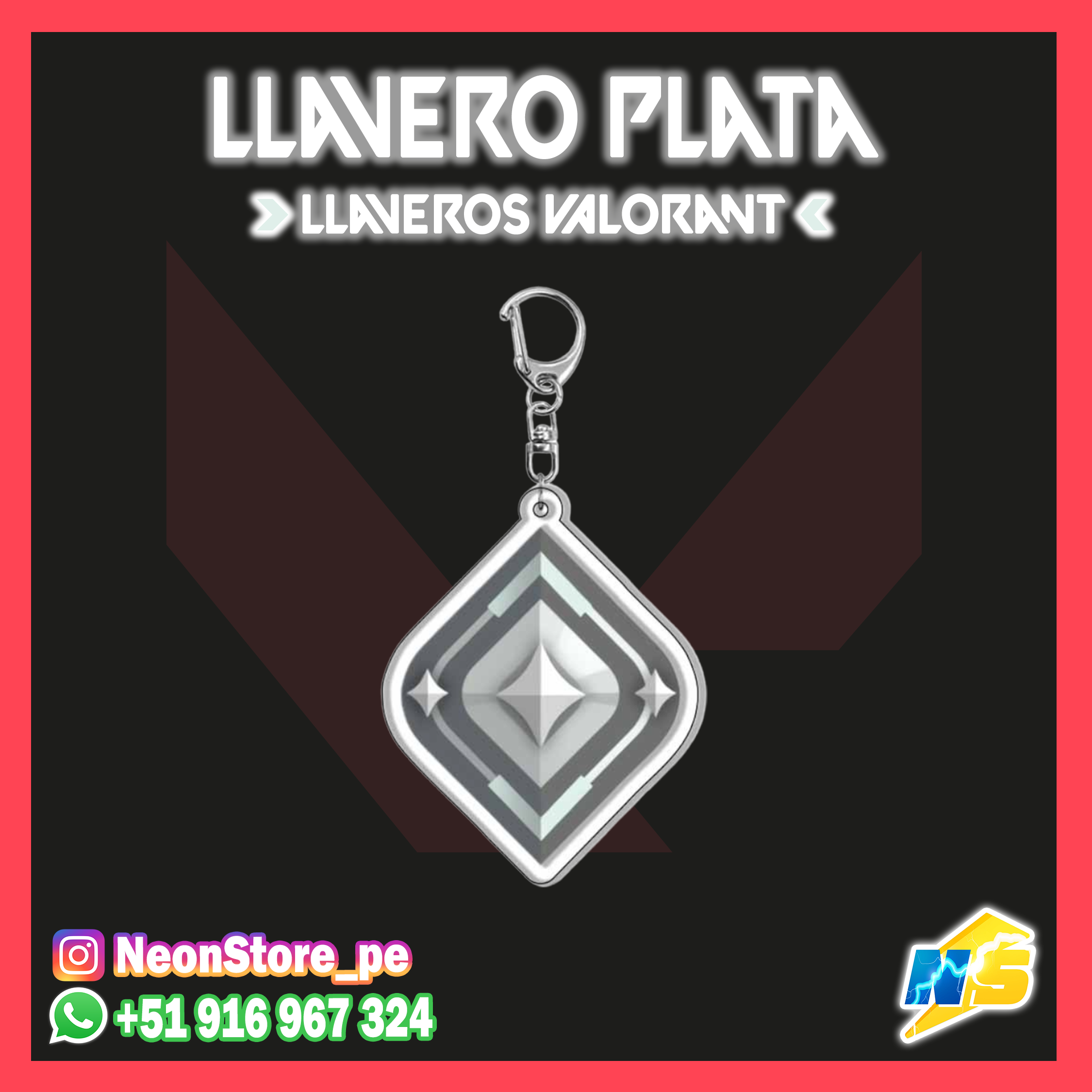 Llaveros Rangos - VALORANT