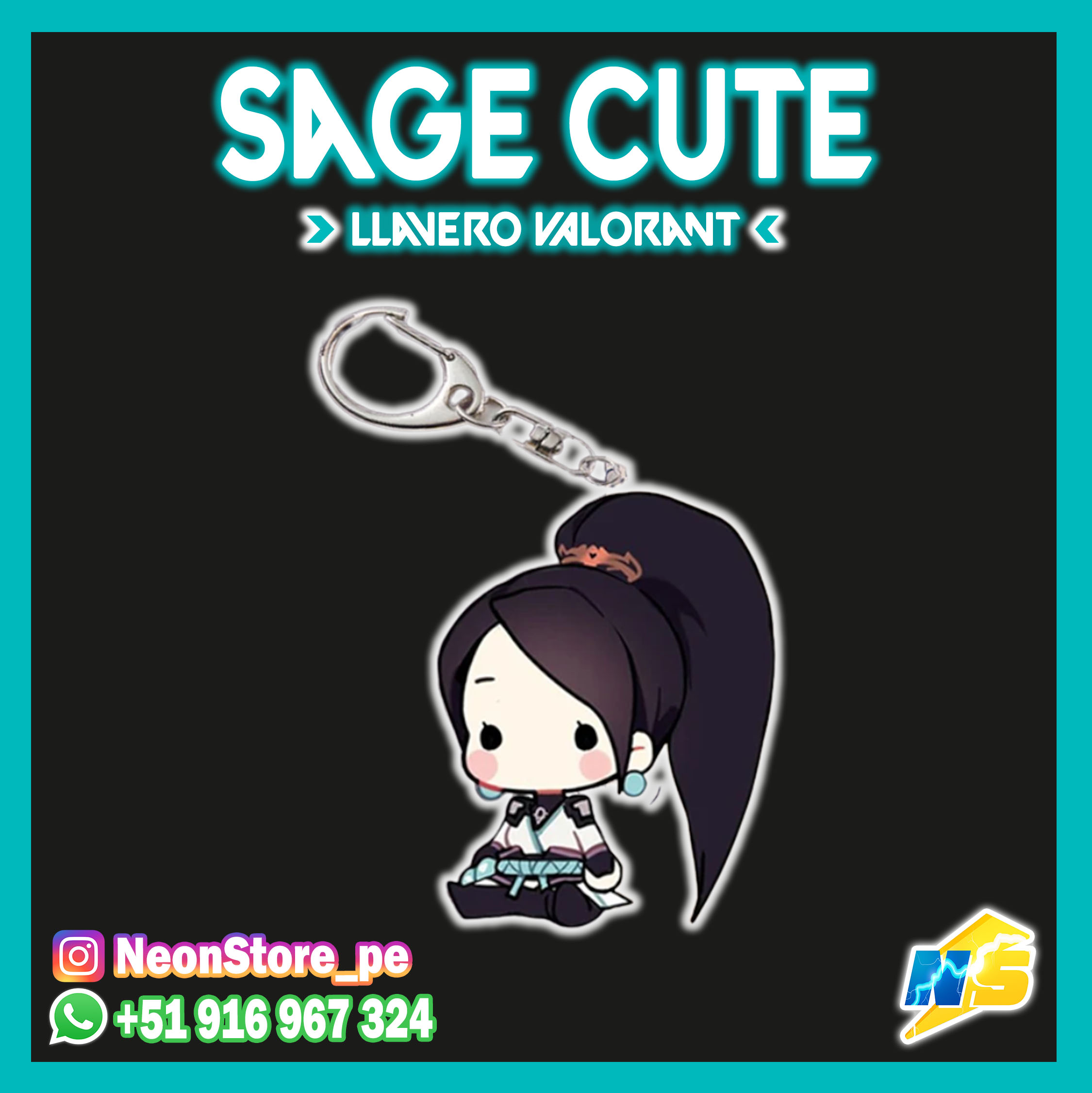 Llaveros Cute VALORANT ⚡