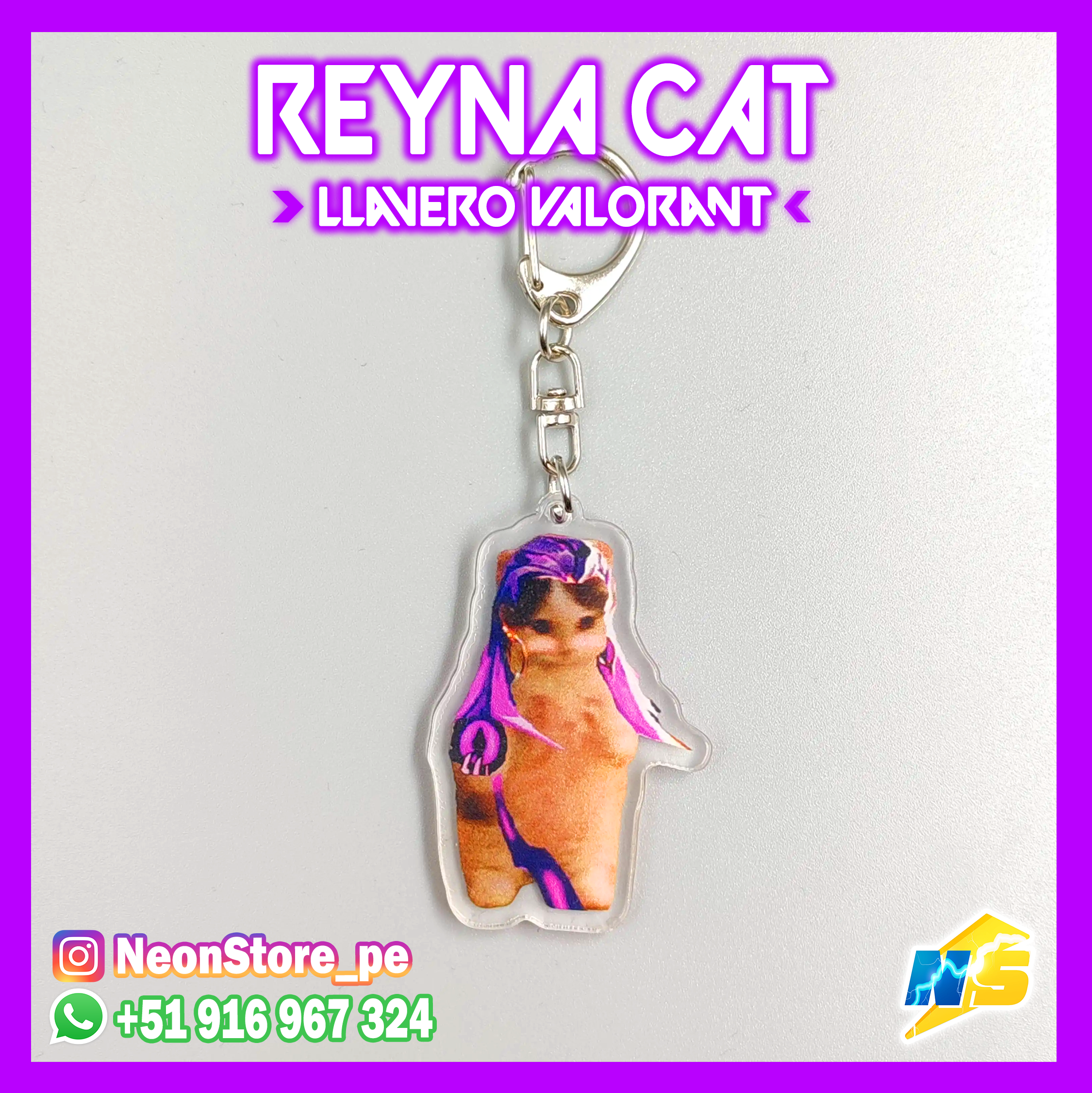 Llaveros Gatos - VALORANT