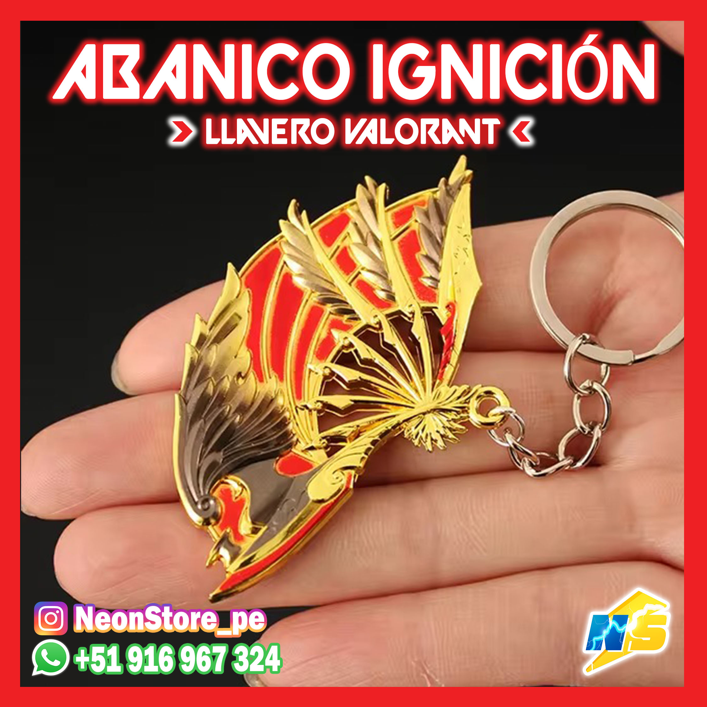 Abanico Ignición Llavero - VALORANT  