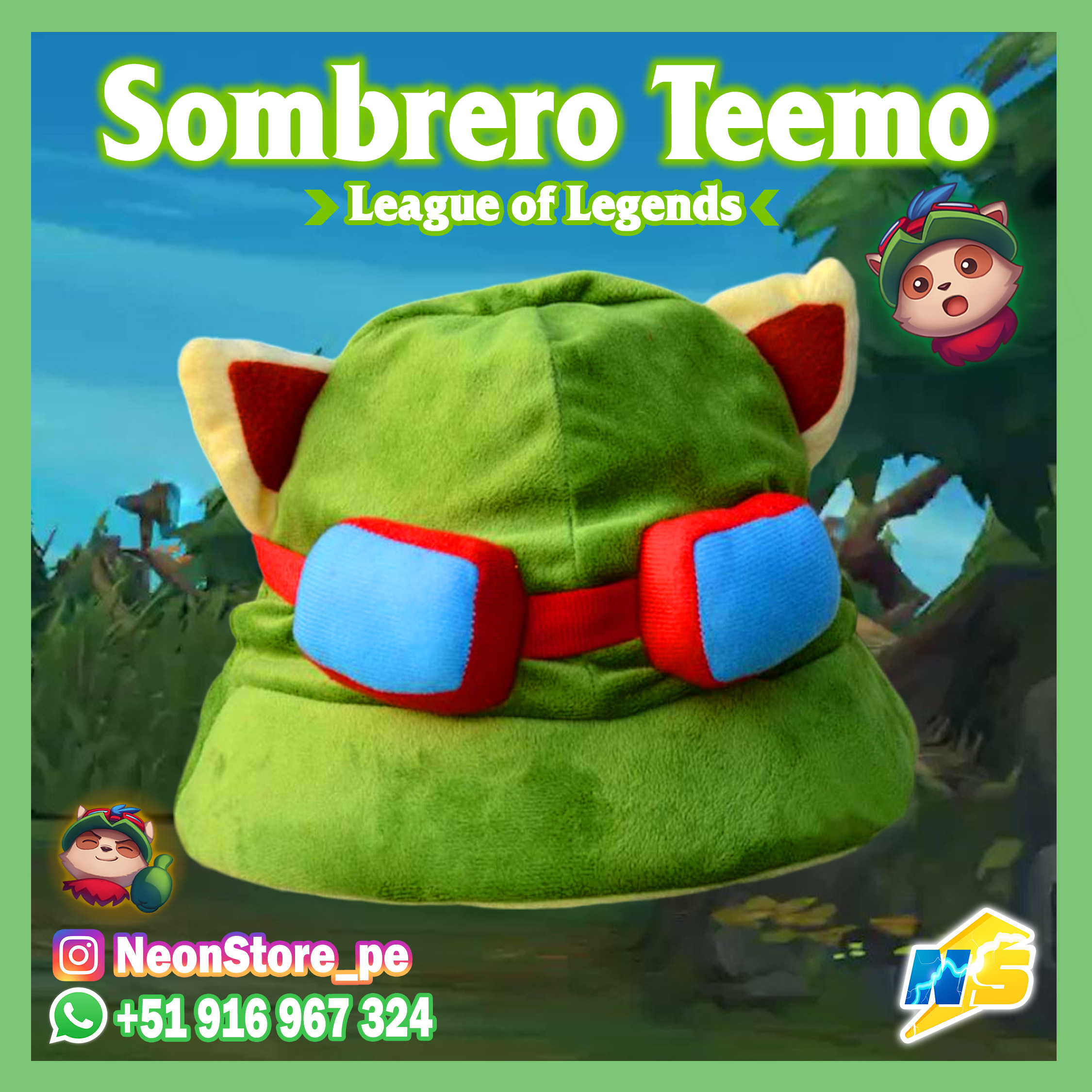 Sombrero Teemo - League of Legends