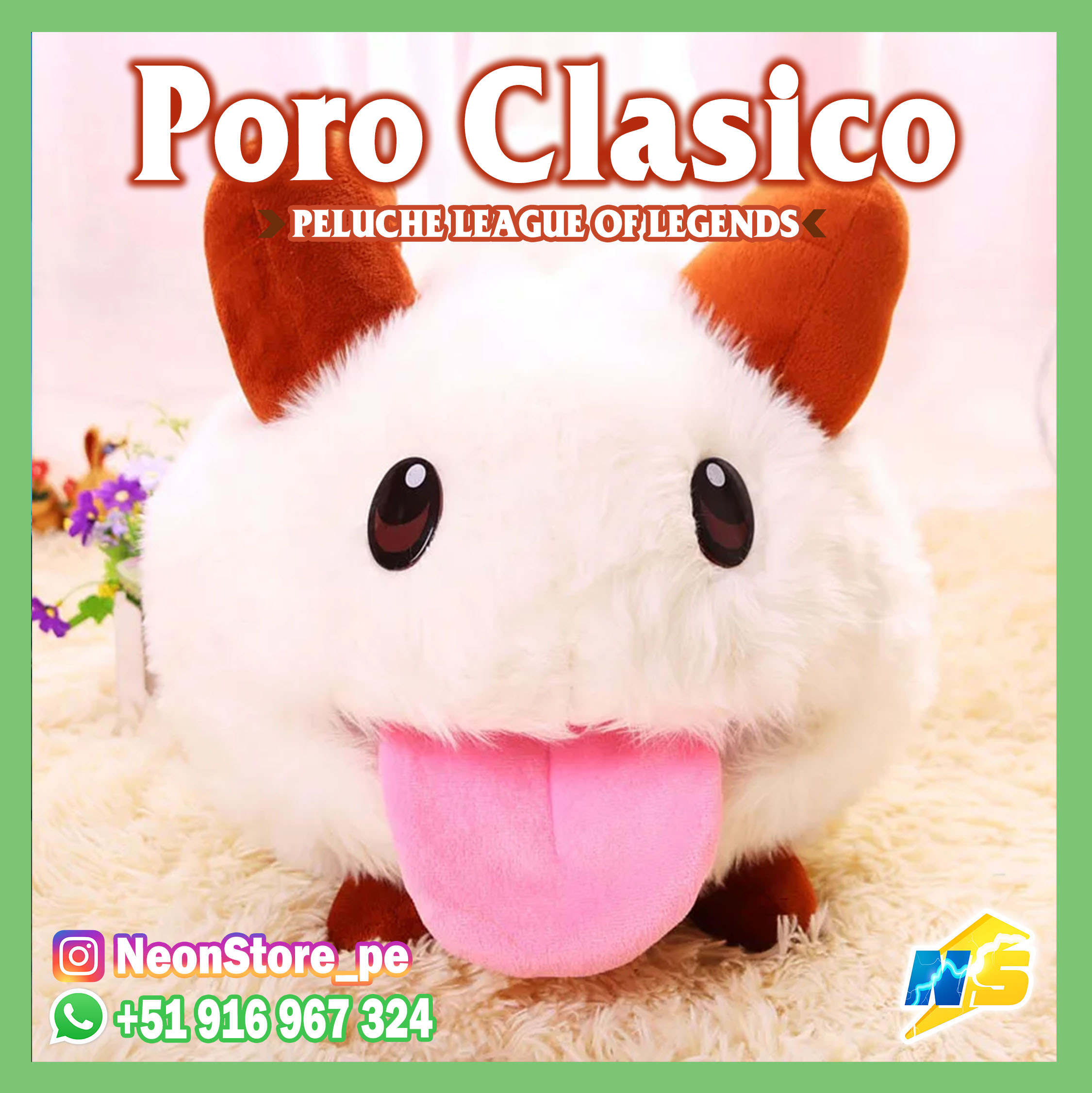 Peluche Poro Clásico - League of Legends