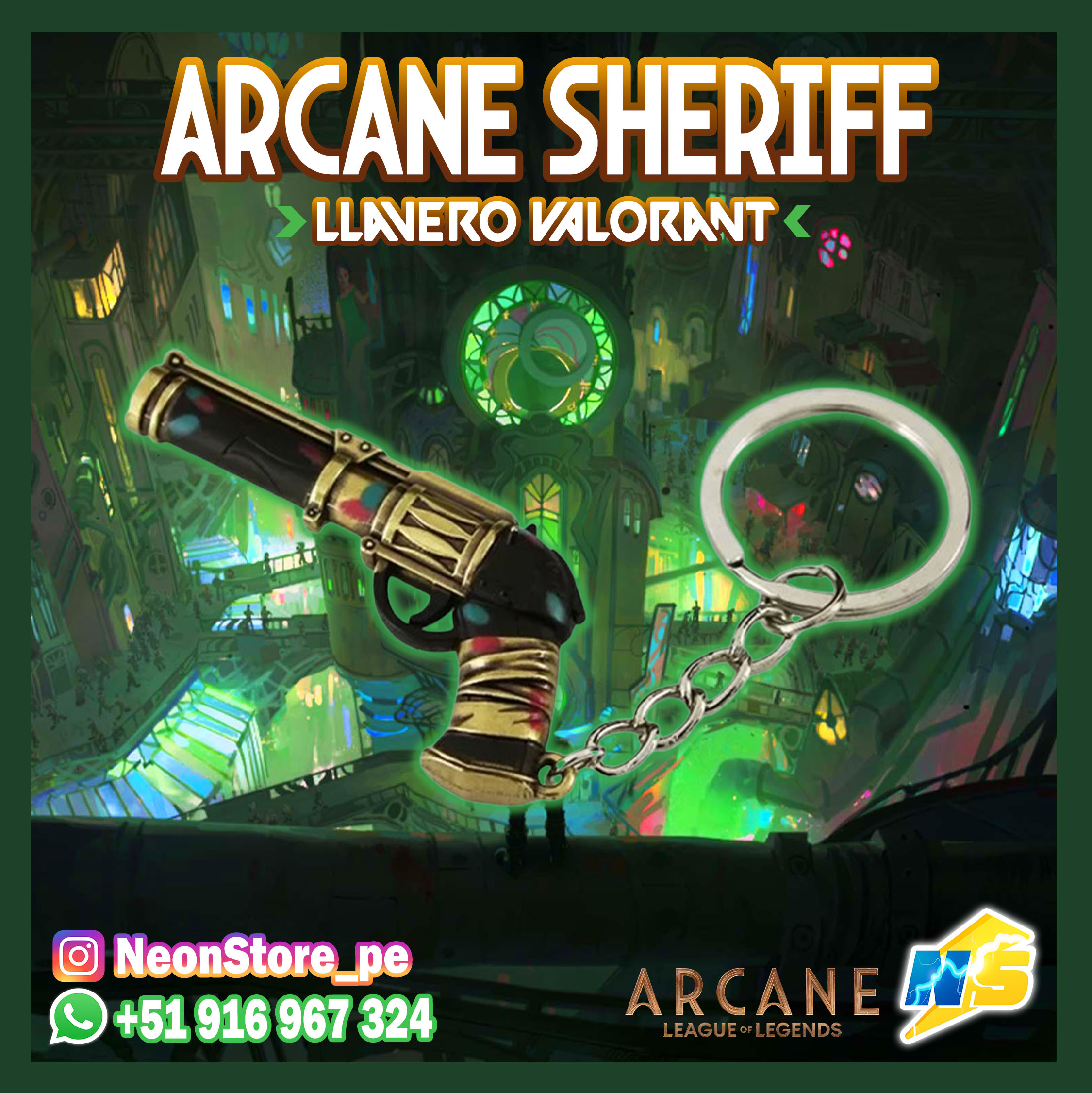 Arcane Sheriff - League of Legends/Valorant