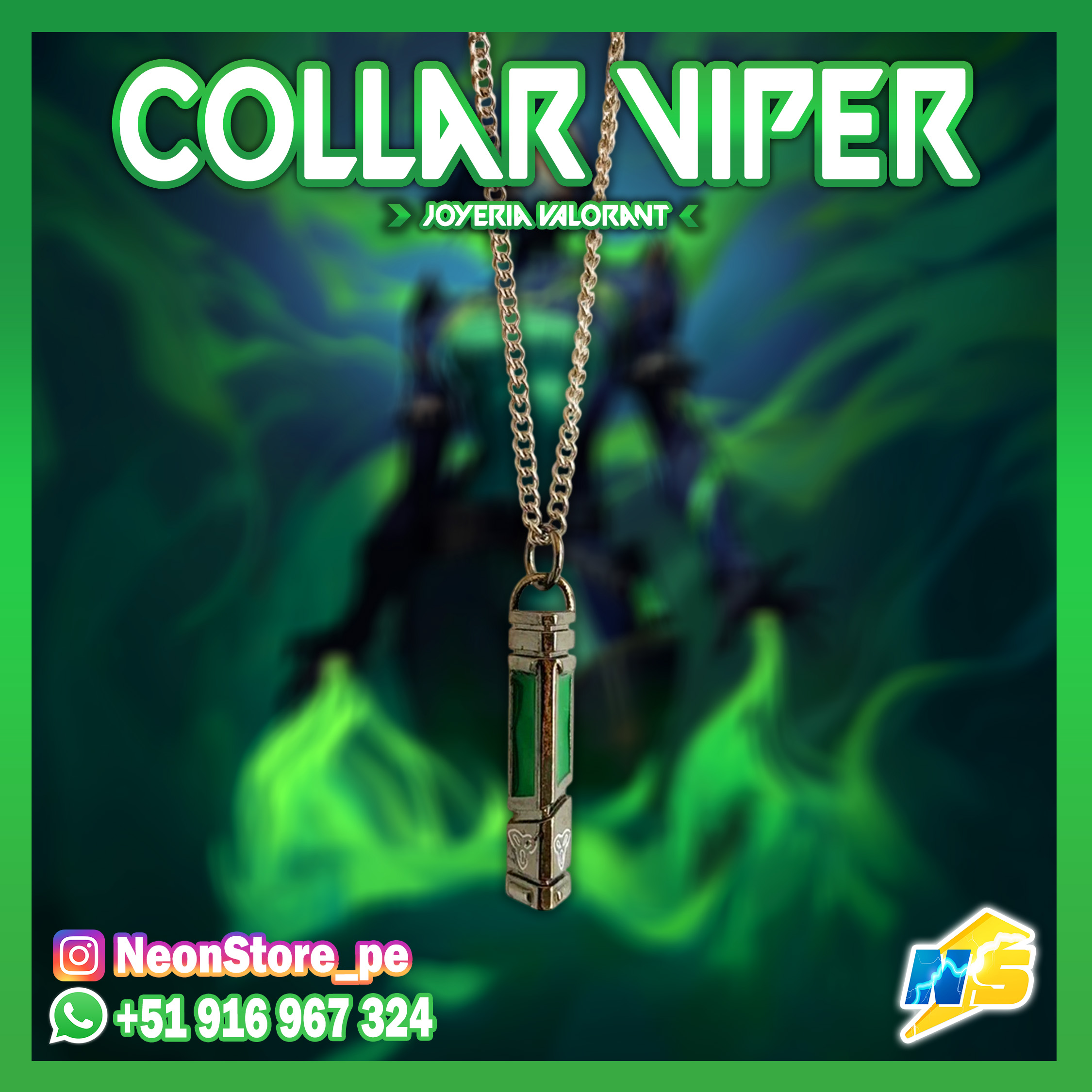 ⚡ Collar Viper 𝗩𝗔𝗟𝗢𝗥𝗔𝗡𝗧 ⚡