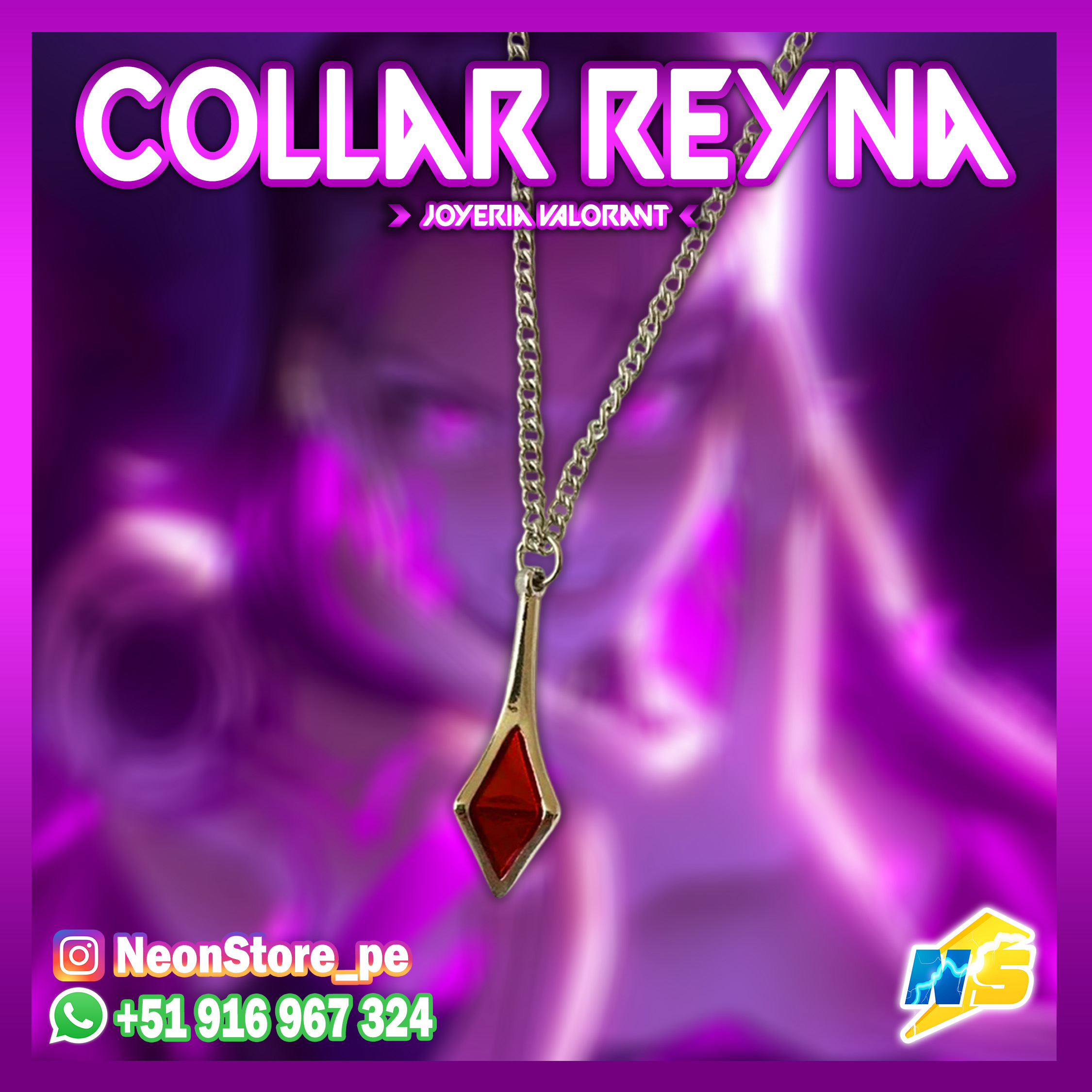 ⚡ Collar Reyna VALORANT ⚡