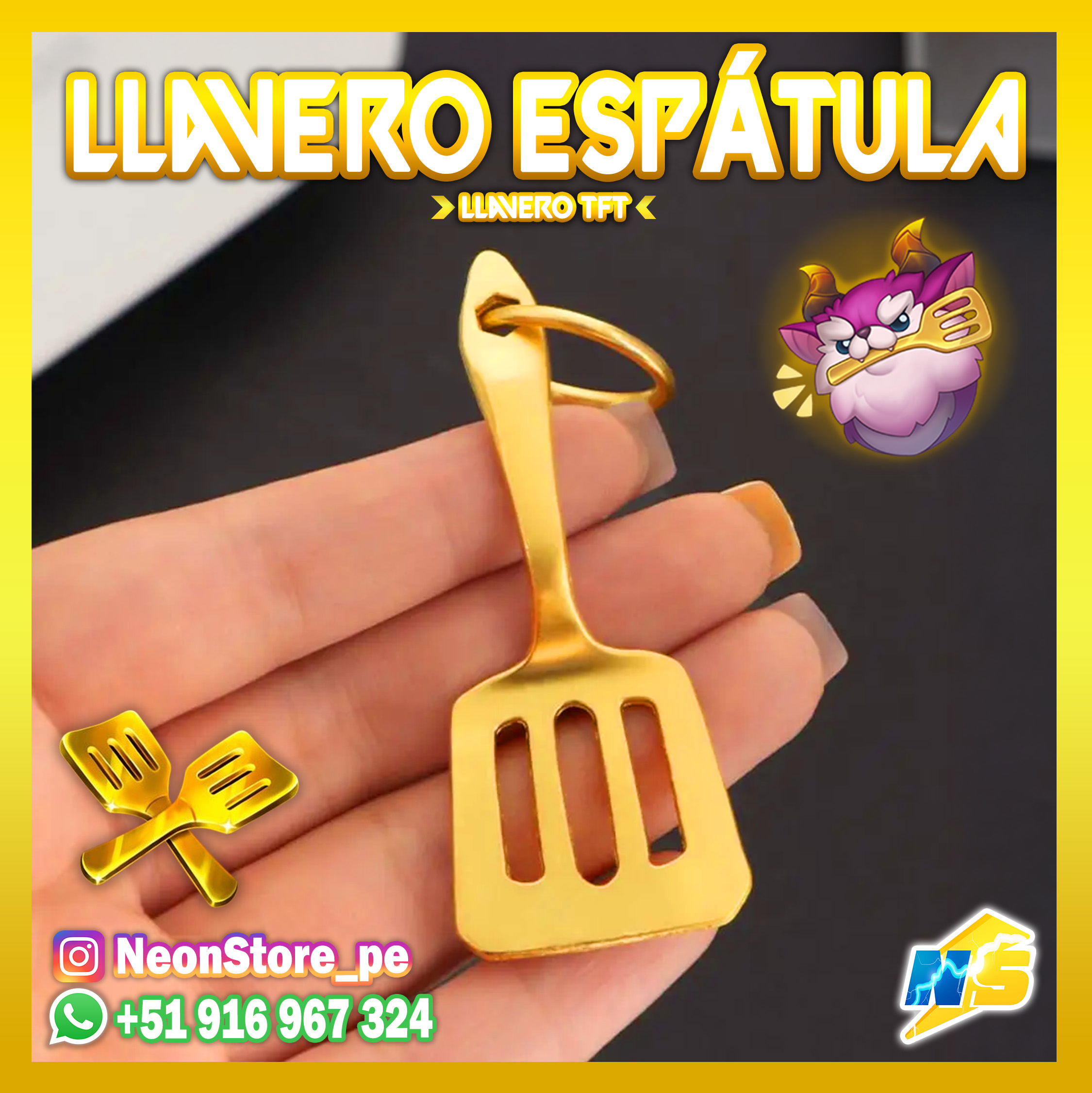 ⚡Llavero Espátula TFT ⚡
