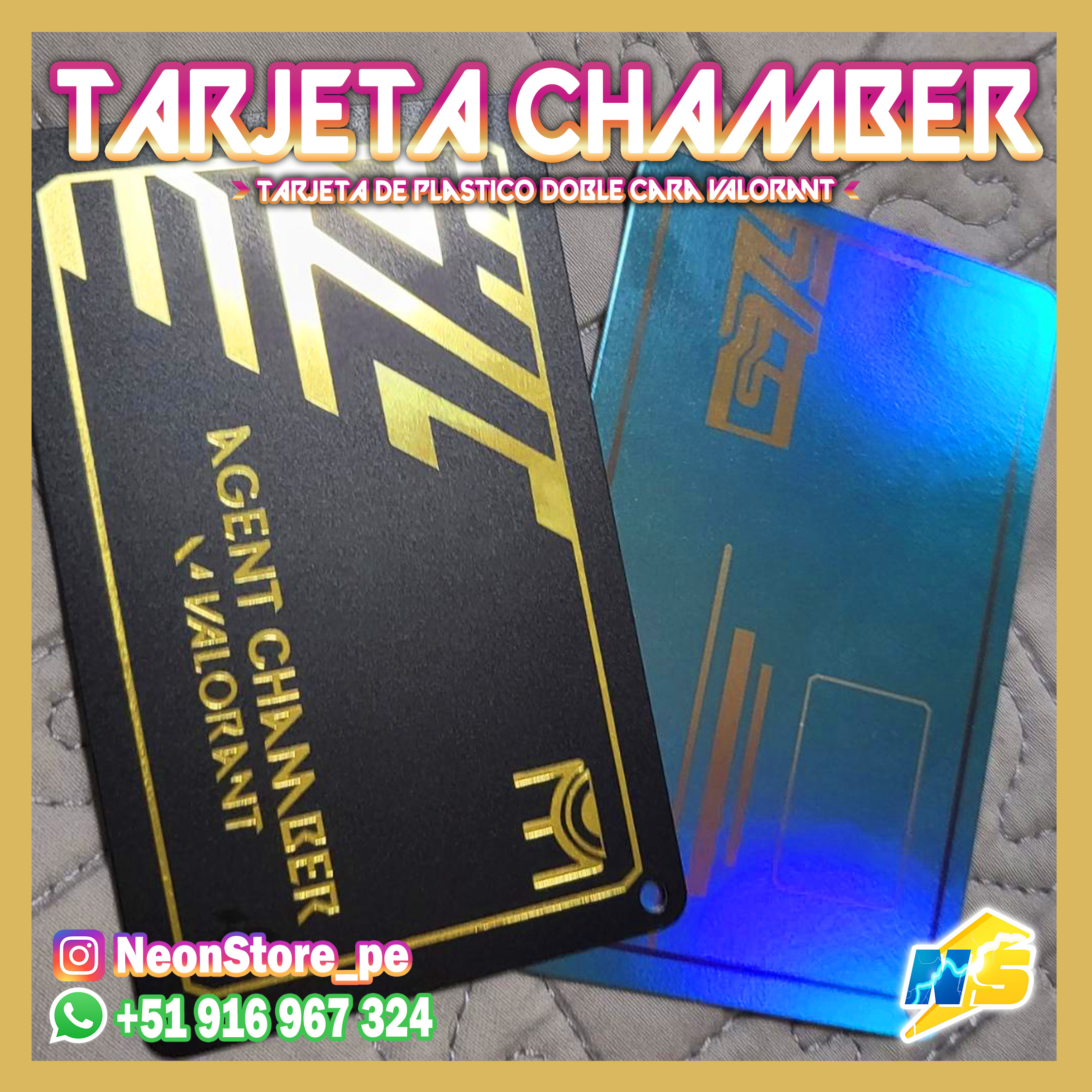 ⚡ Tarjeta Chamber 𝗩𝗔𝗟𝗢𝗥𝗔𝗡𝗧 ⚡