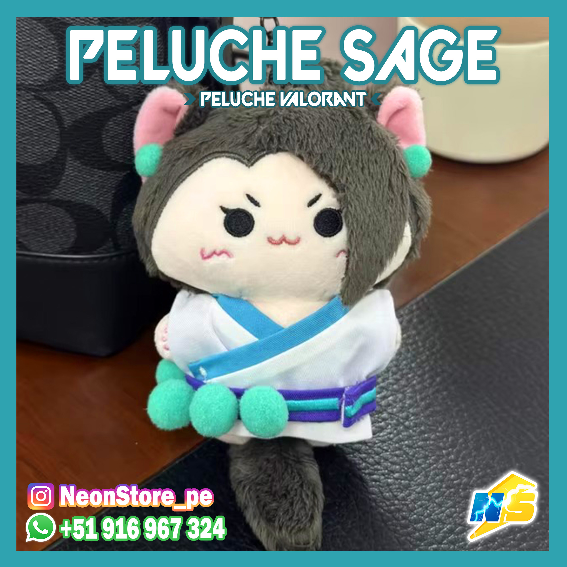 ⚡ Sage Peluche llavero VALORANT ⚡