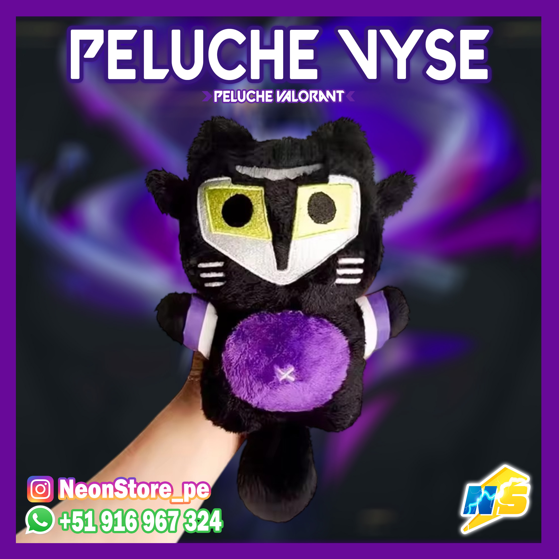 ⚡Vyse Peluche llavero 𝗩𝗔𝗟𝗢𝗥𝗔𝗡𝗧 ⚡