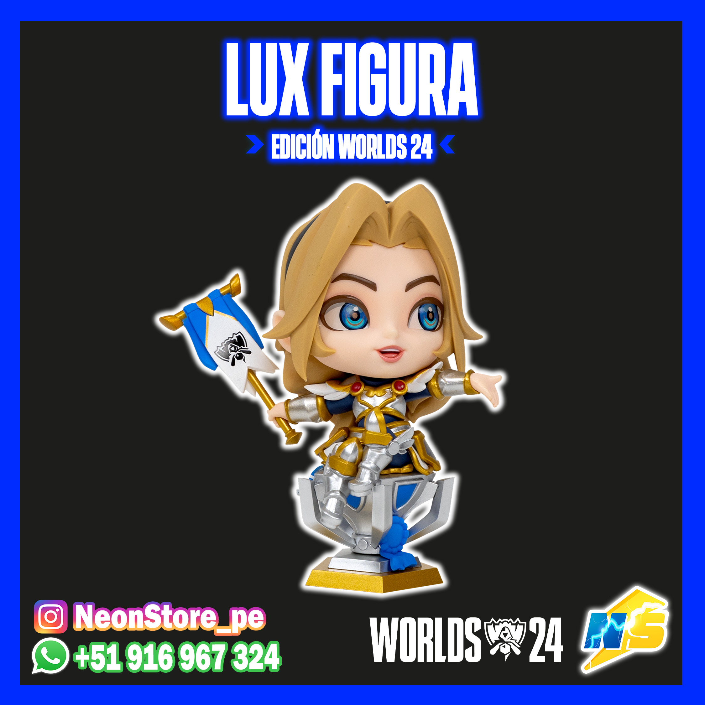 ⚡Lux Figura Worlds 2024 RiotGames 𝗟𝗘𝗔𝗚𝗨𝗘 𝗢𝗙 𝗟𝗘𝗚𝗘𝗡𝗗𝗦 ⚡