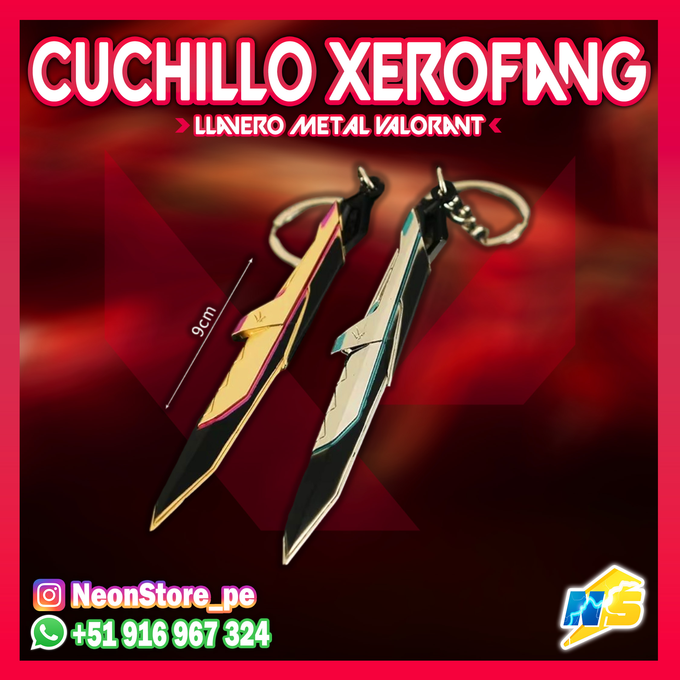 ⚡ Cuchillo Xerofang 𝗩𝗔𝗟𝗢𝗥𝗔𝗡𝗧⚡