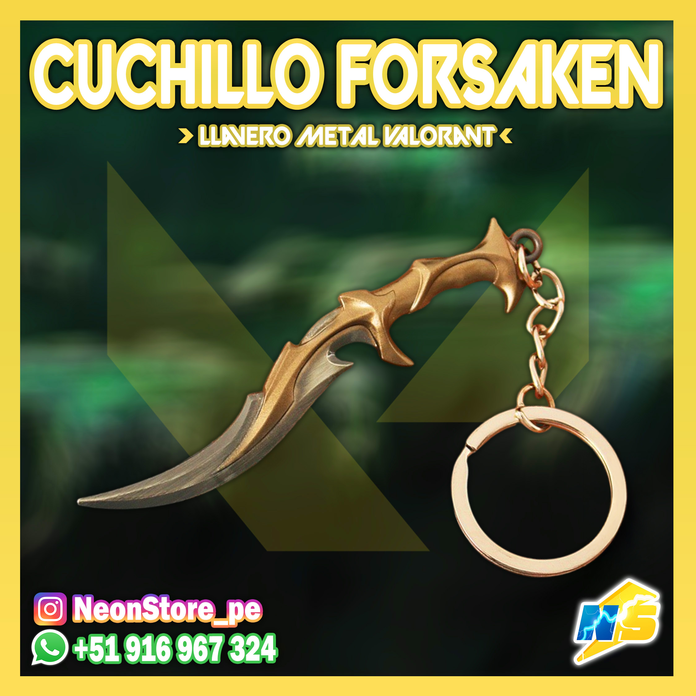 ⚡ Cuchillo Forsaken 𝗩𝗔𝗟𝗢𝗥𝗔𝗡𝗧 ⚡