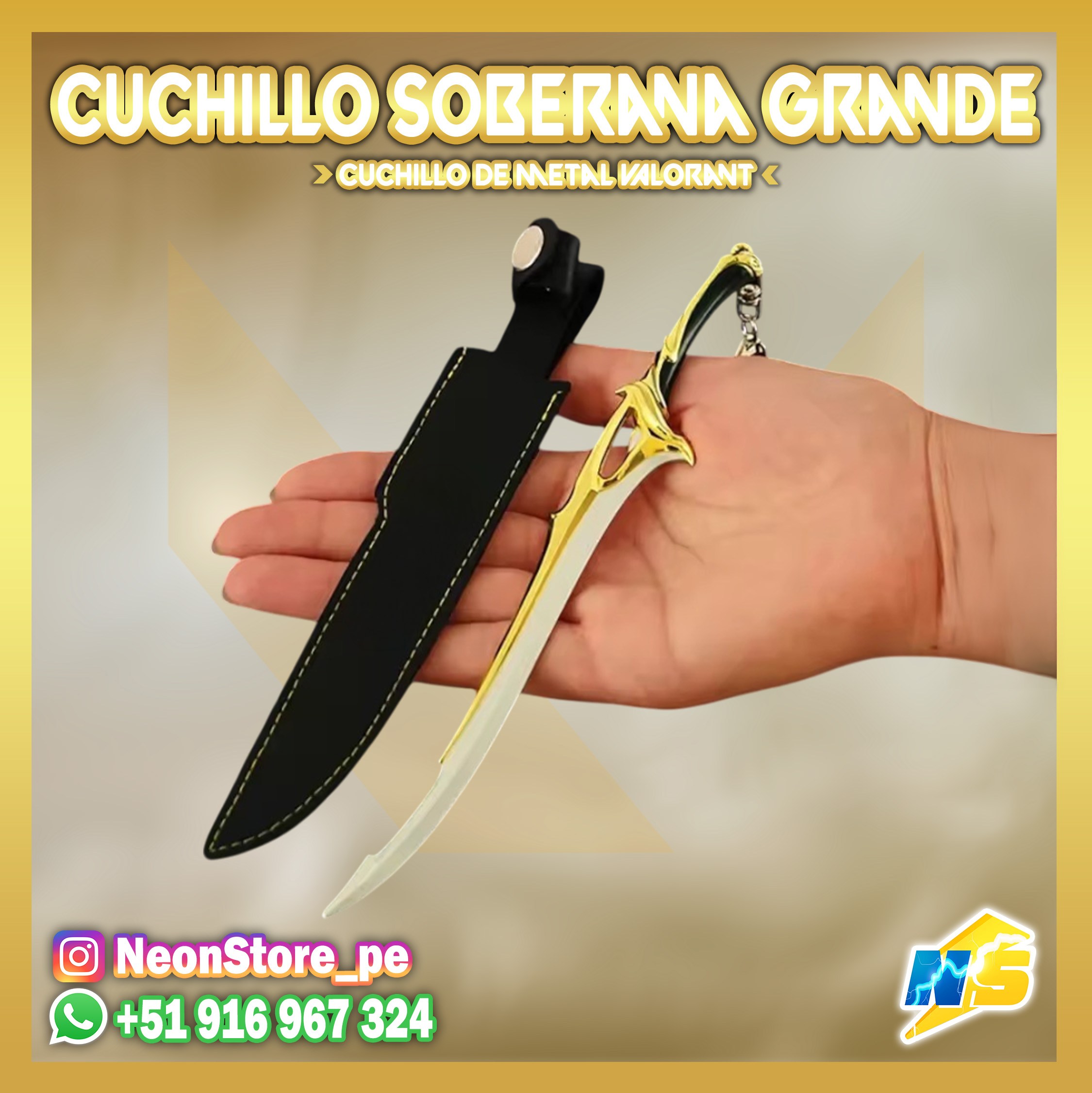 ⚡ Cuchillo Soberana GRANDE 𝗩𝗔𝗟𝗢𝗥𝗔𝗡𝗧 ⚡