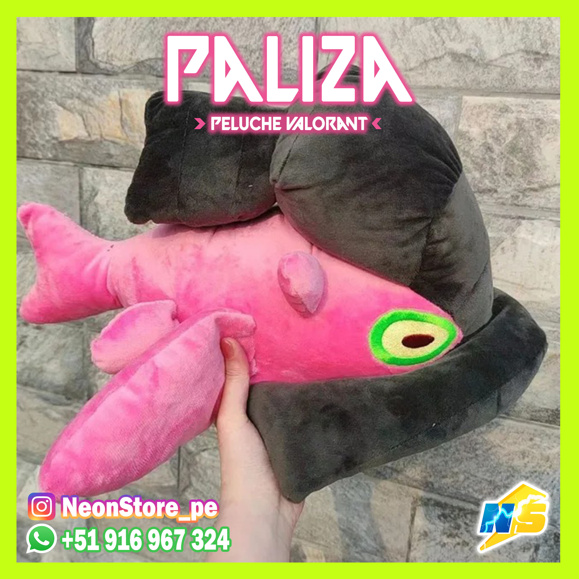 ⚡ Paliza Peluche Gekko Valorant ⚡