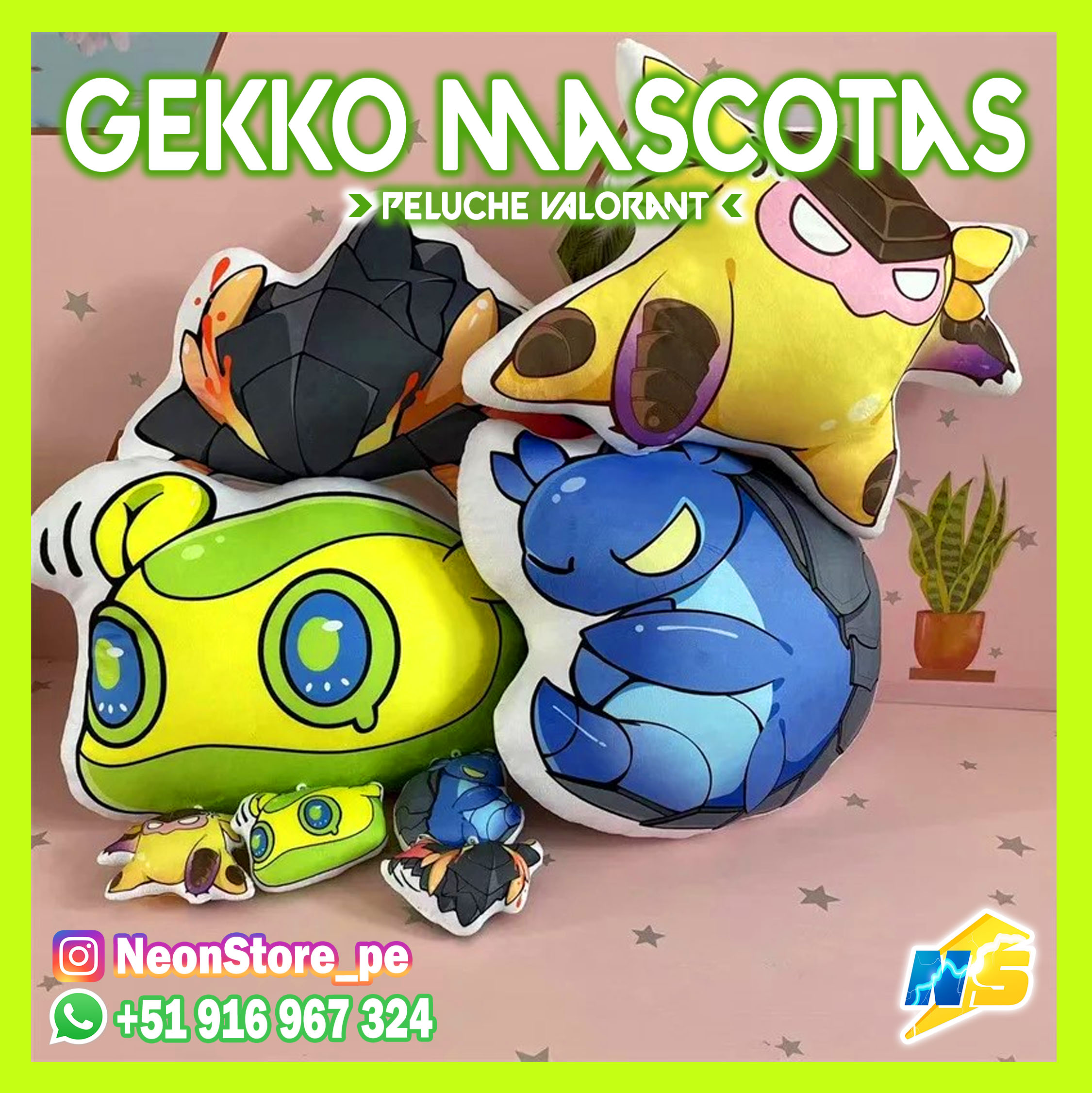 ⚡ Gekko Mascotas Valorant ⚡