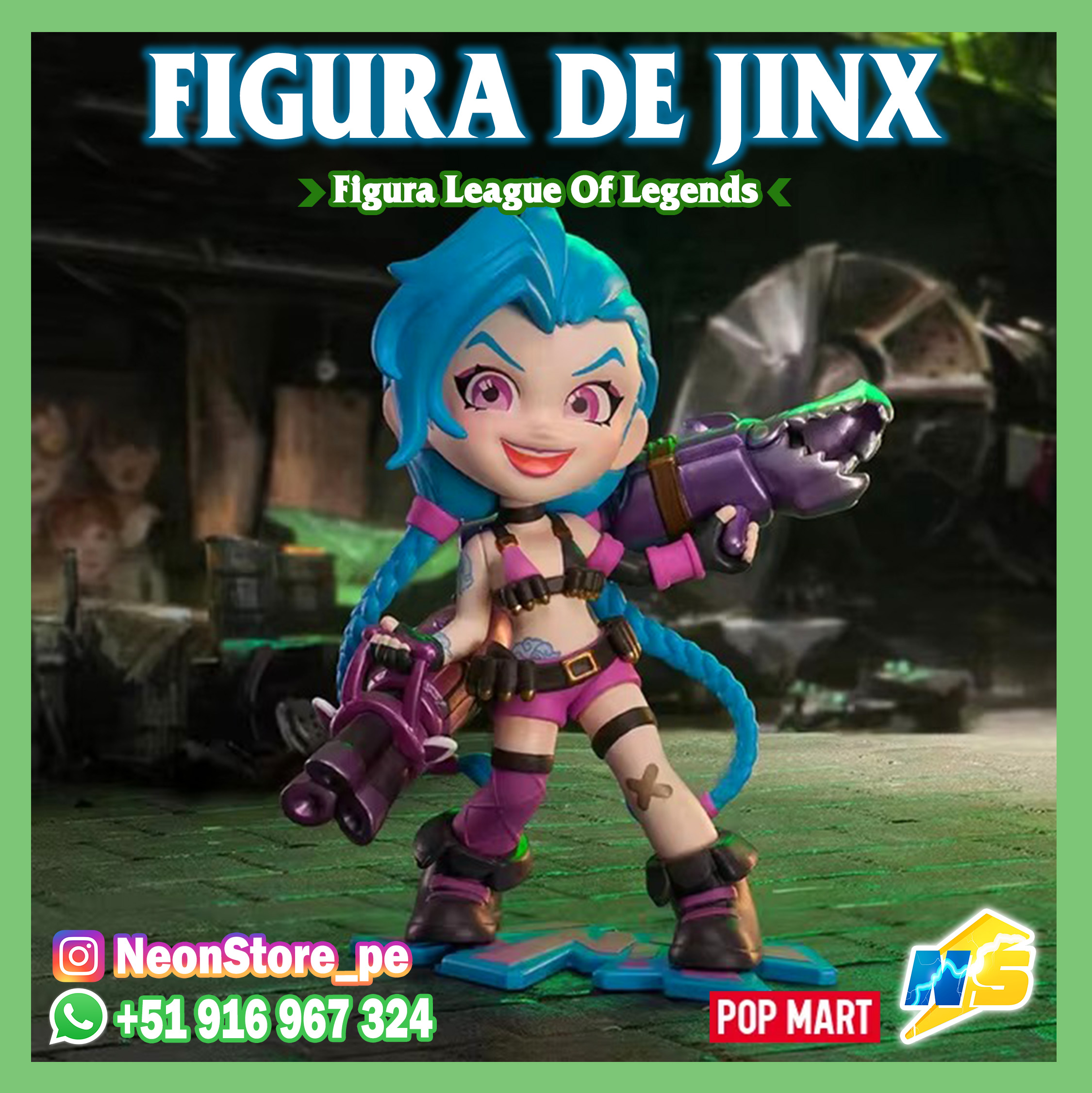 ⚡ Figura de Arcane League of Legends ⚡