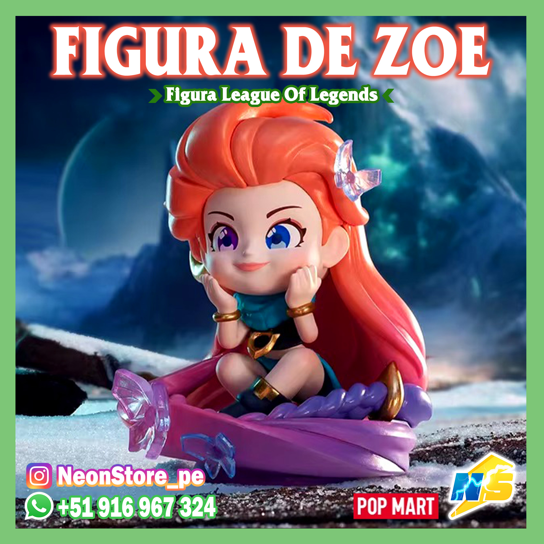 ⚡ Figura de Zoe 𝗟𝗘𝗔𝗚𝗨𝗘 𝗢𝗙 𝗟𝗘𝗚𝗘𝗡𝗗𝗦 ⚡
