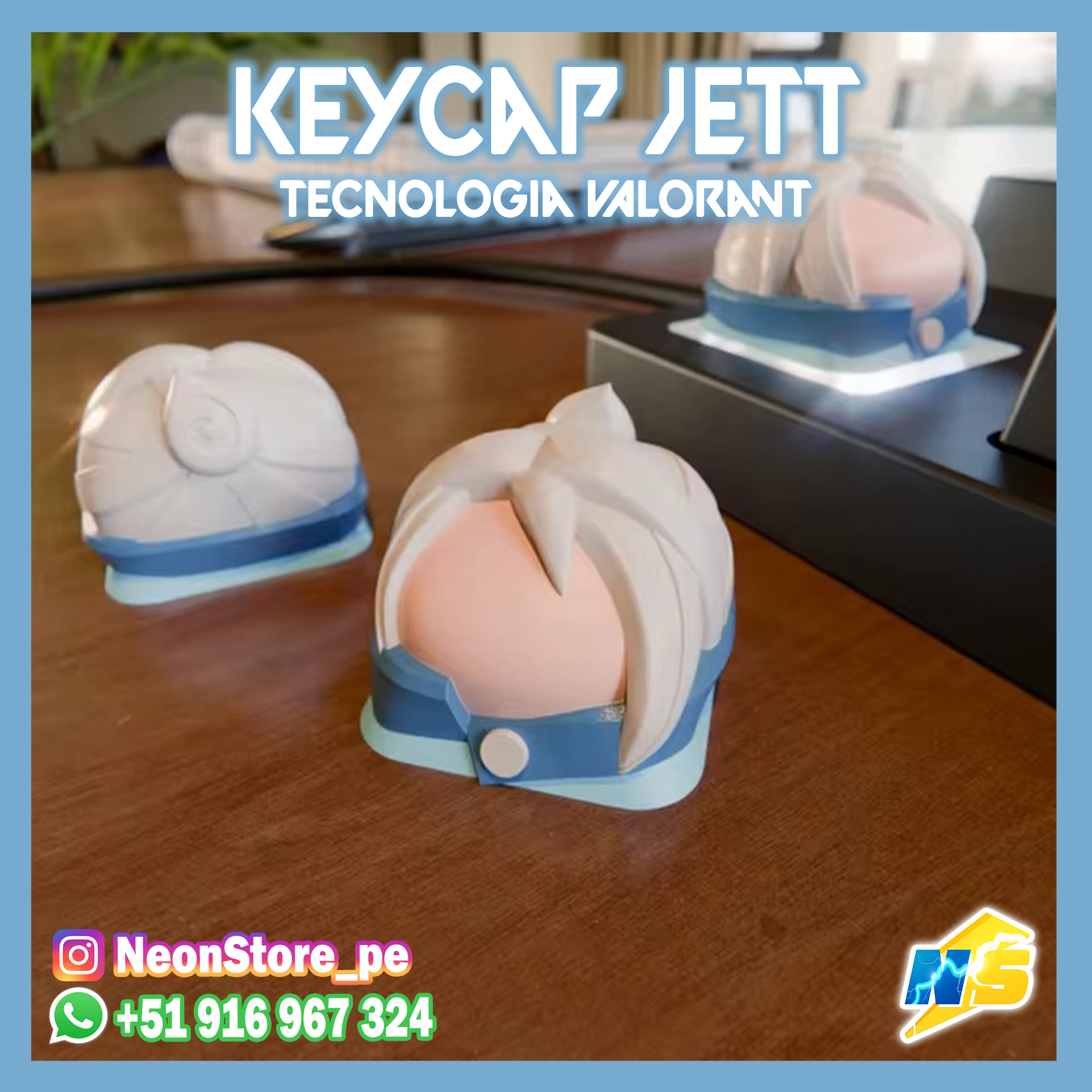 ⚡ Keycap Jett VALORANT⚡