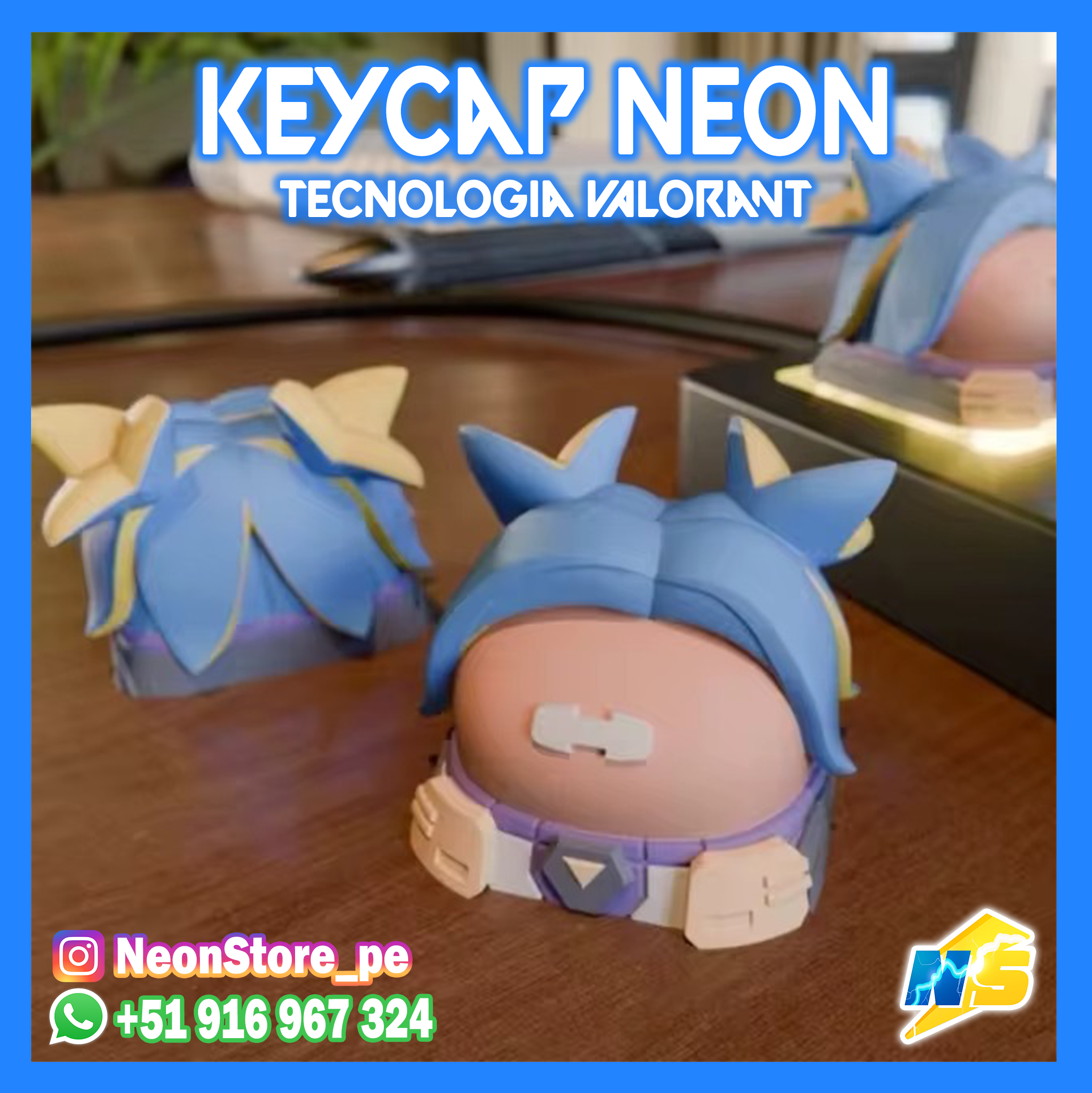 ⚡ Keycap Neon VALORANT ⚡