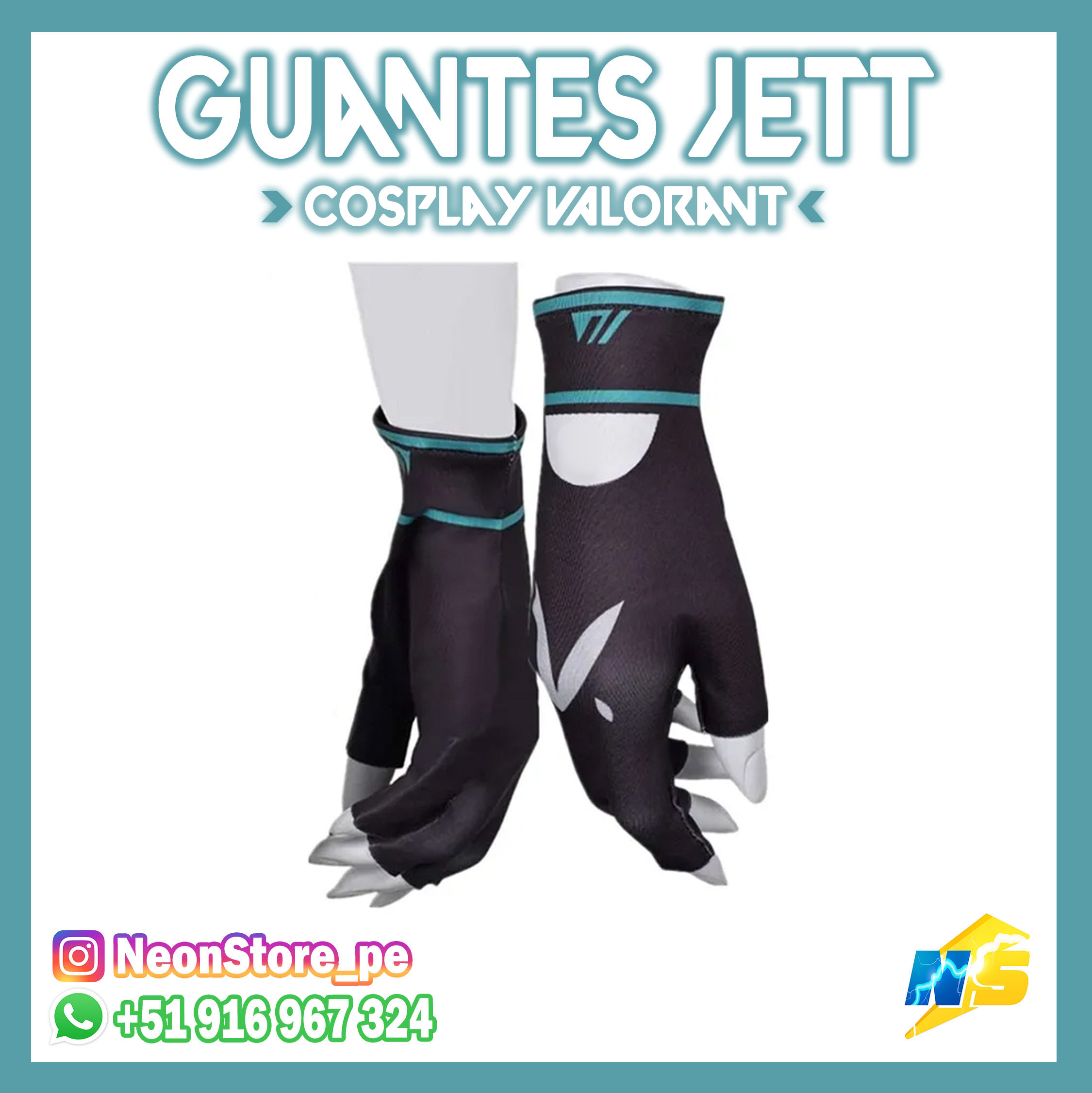 ⚡ Guantes Jett VALORANT ⚡
