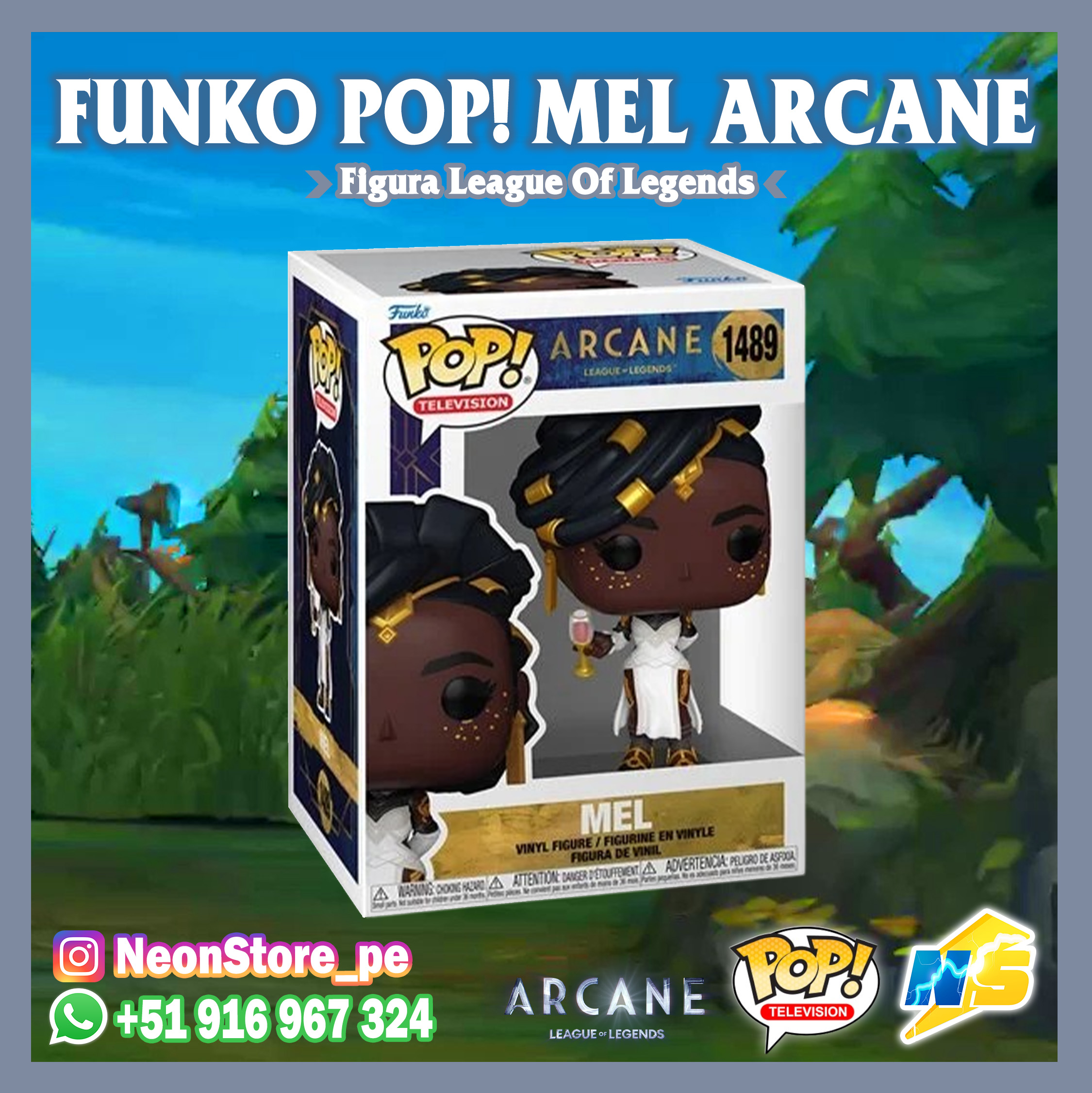 ⚡ FUNKO POP! MEL ARCANE 𝗟𝗘𝗔𝗚𝗨𝗘 𝗢𝗙 𝗟𝗘𝗚𝗘𝗡𝗗𝗦 ⚡