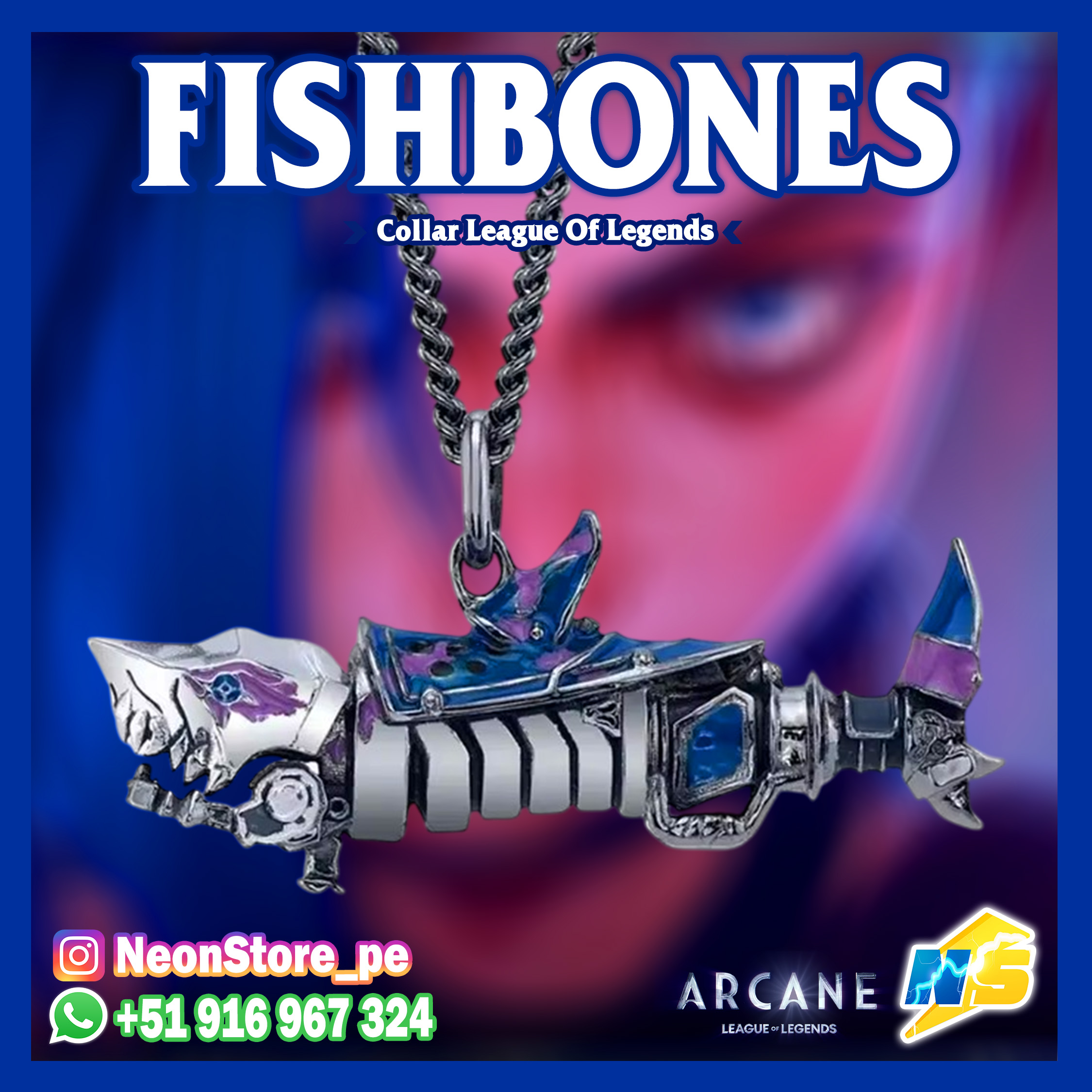 ⚡FishBones JINX COLLAR ⚡