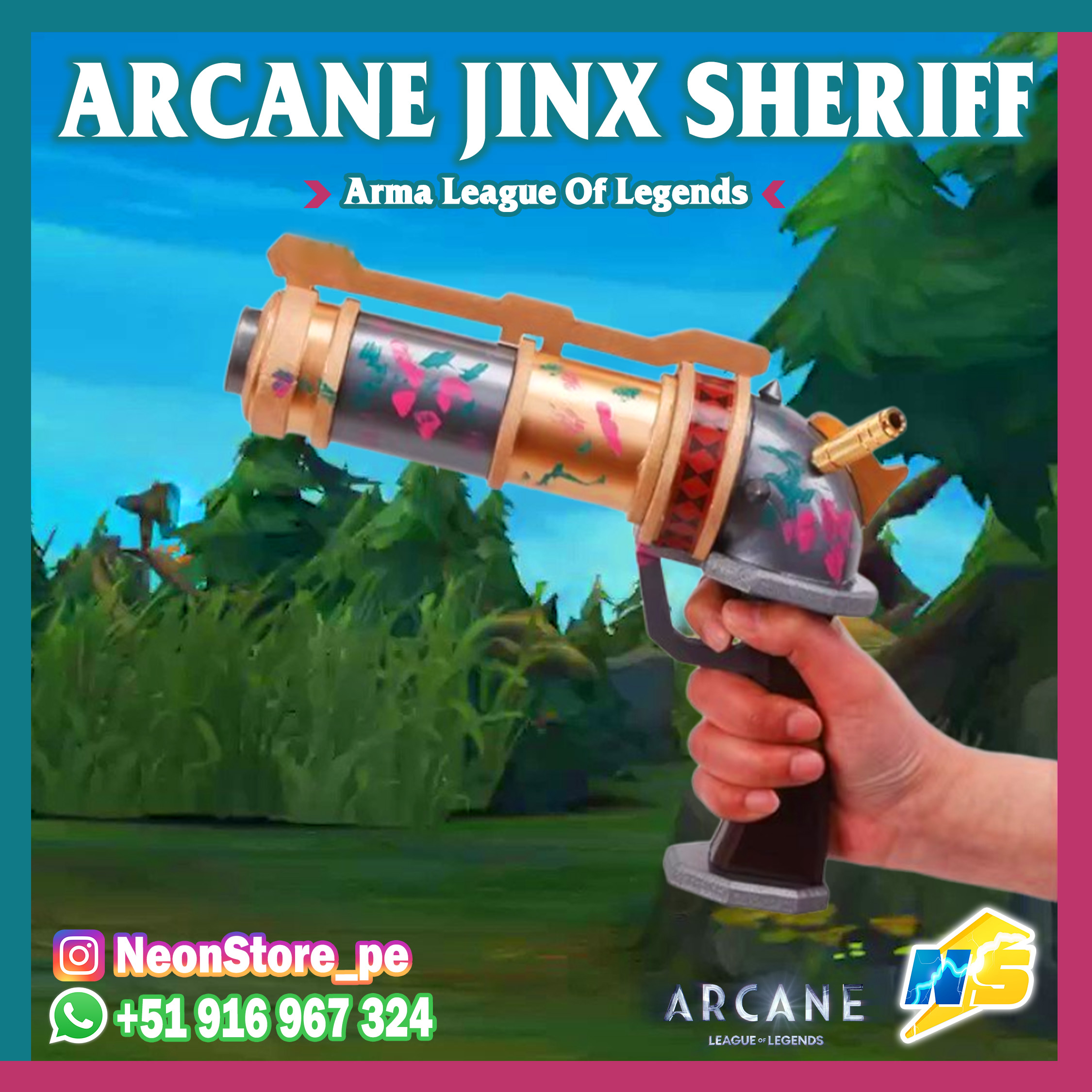 ⚡ Arcane Jinx sheriff 𝗟𝗘𝗔𝗚𝗨𝗘 𝗢𝗙 𝗟𝗘𝗚𝗘𝗡𝗗𝗦 ⚡