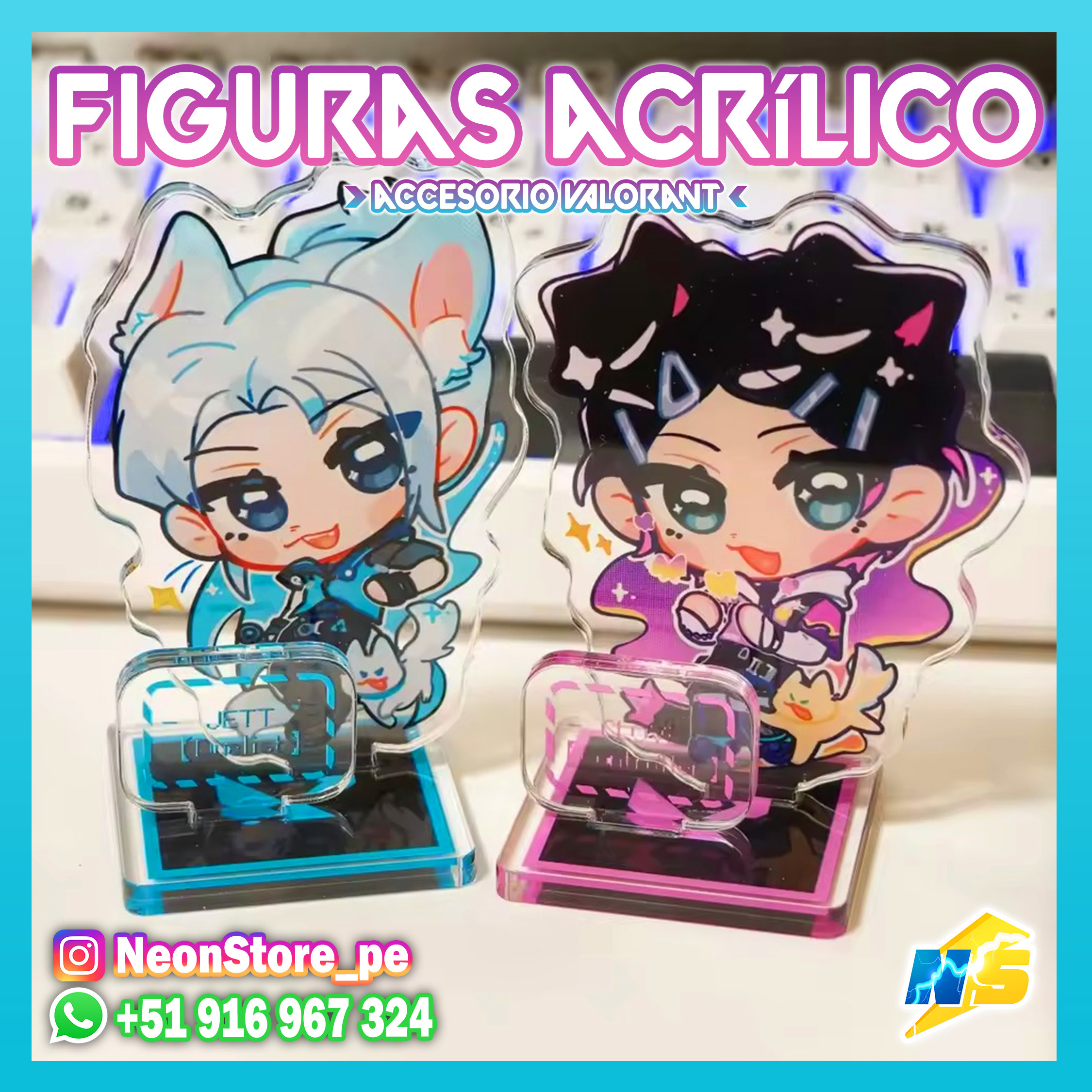 ⚡ Figuras Acrílico VALORANT ⚡ 