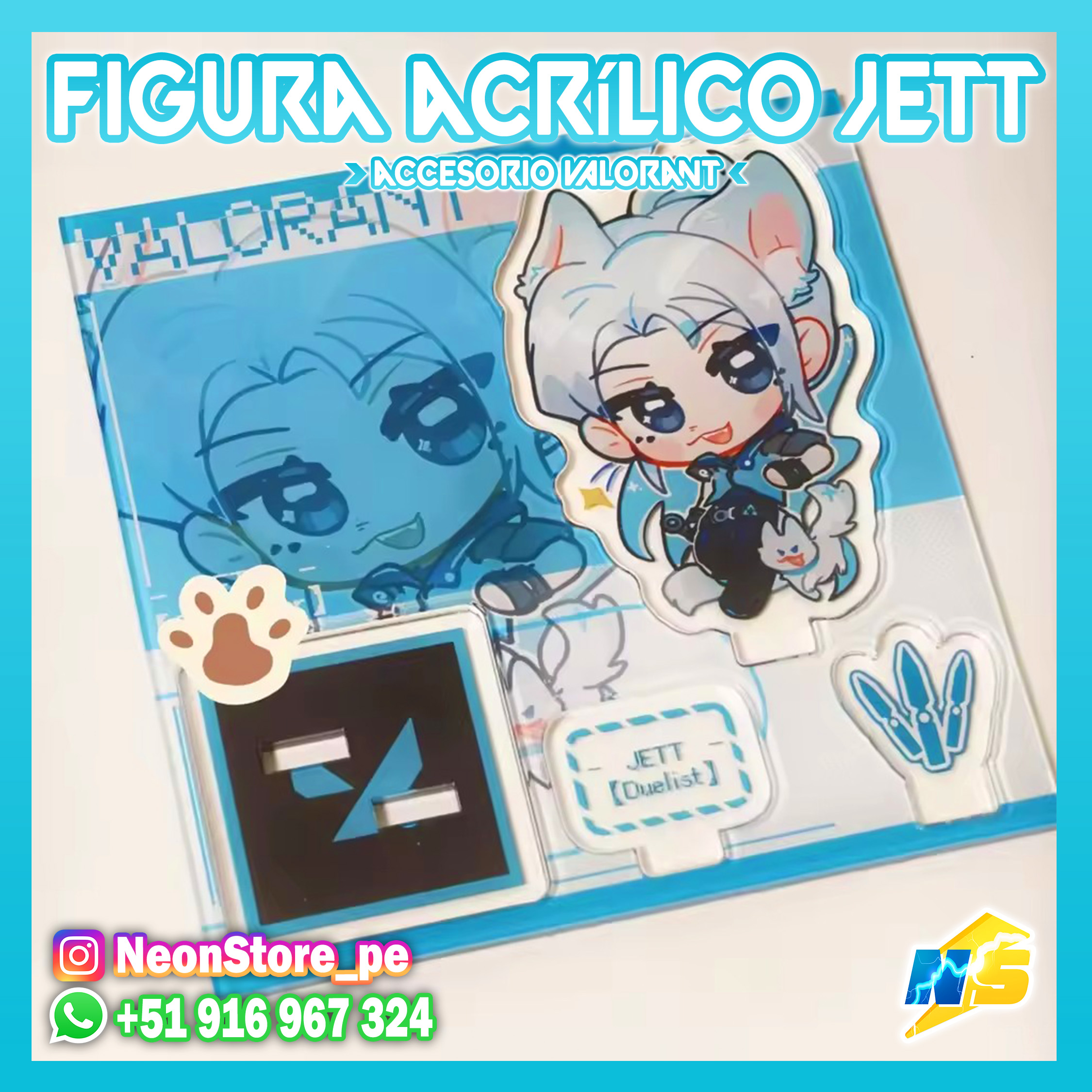 ⚡ Figuras Acrílico VALORANT ⚡ 