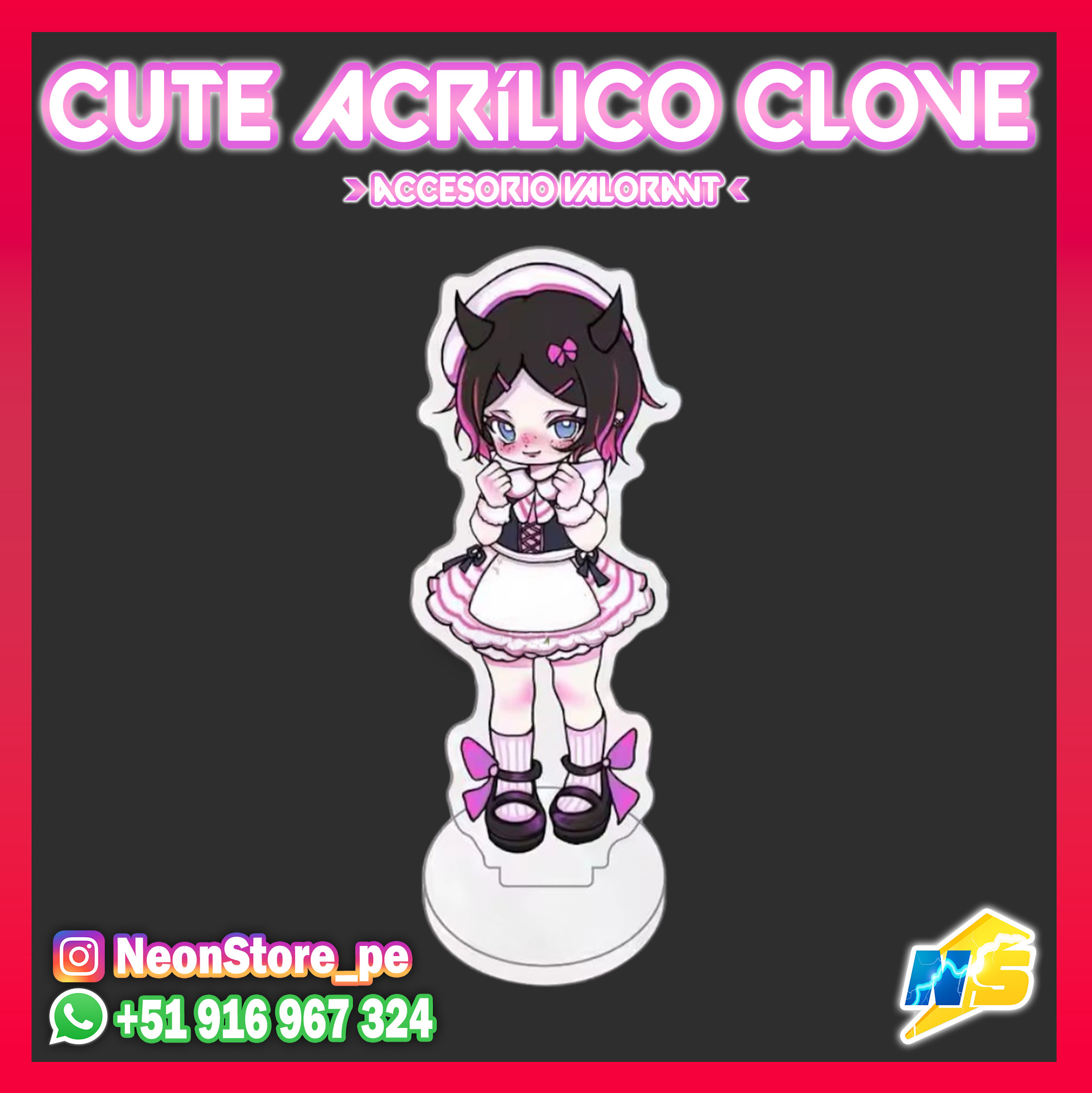 ⚡ Cute Acrílico VALORANT ⚡ 