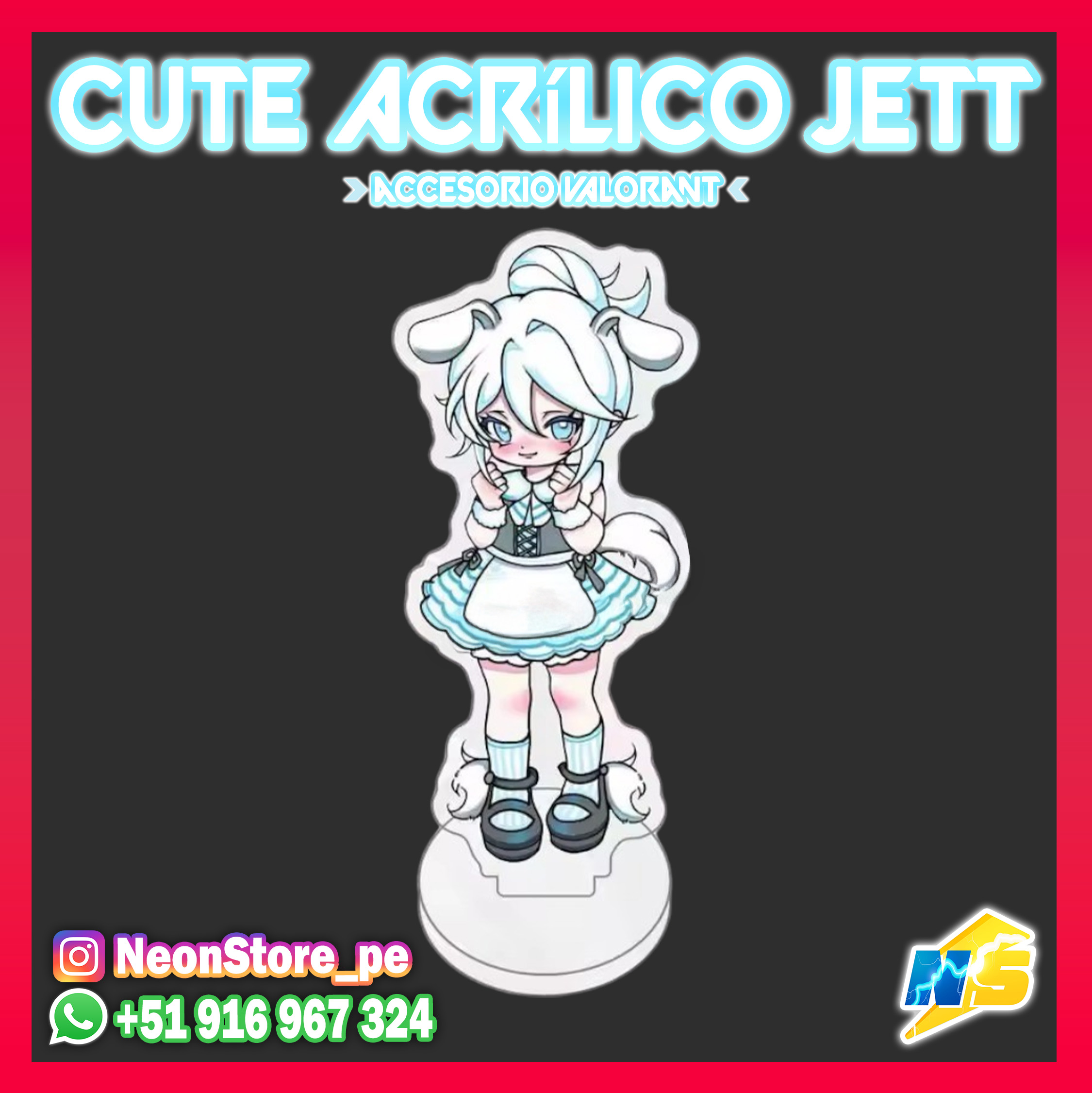 ⚡ Cute Acrílico VALORANT ⚡ 
